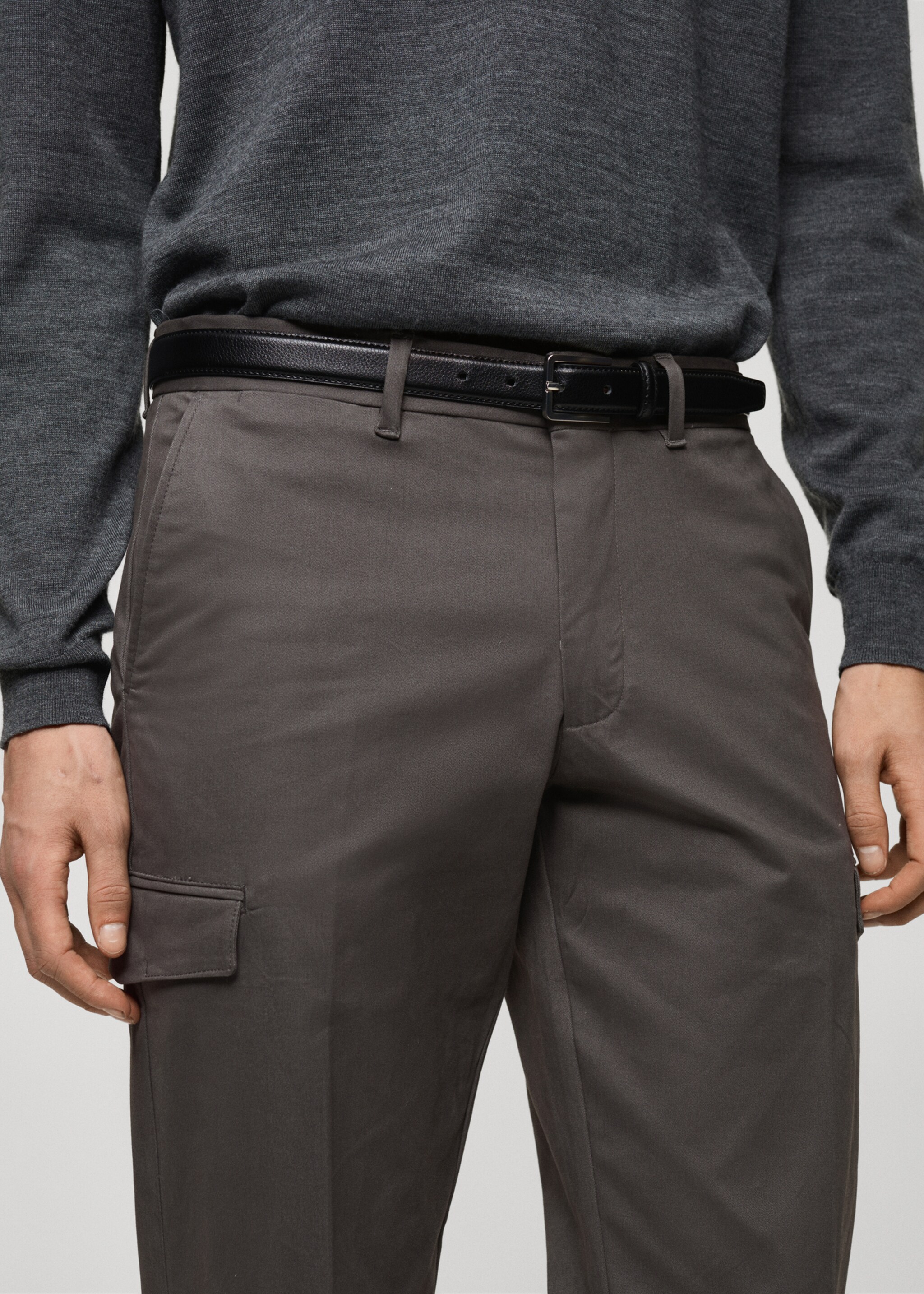 Pantalon cargo coton regular-fit - Détail de l'article 1