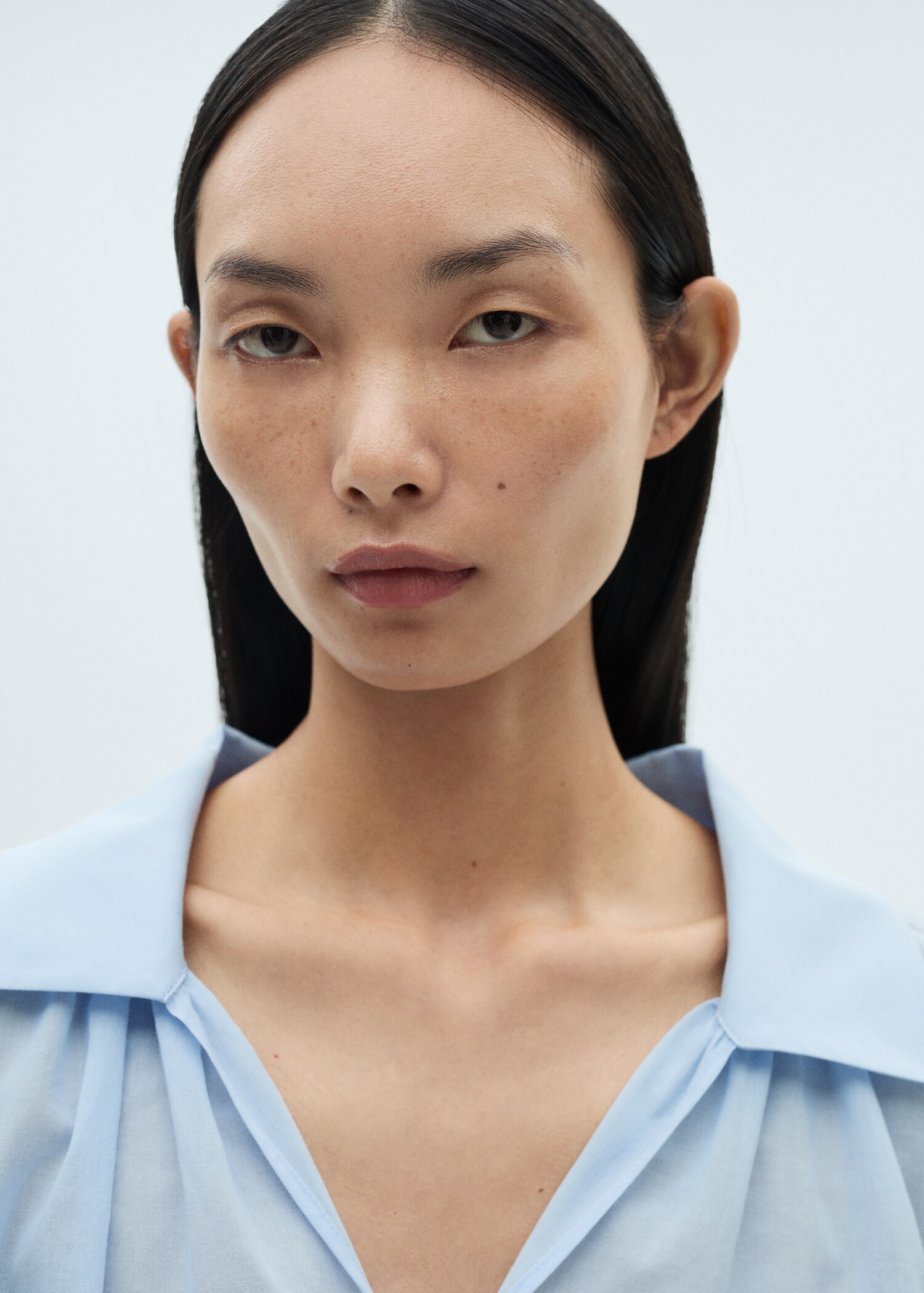 Blouse coton manches bouffantes - Détail de l'article 1