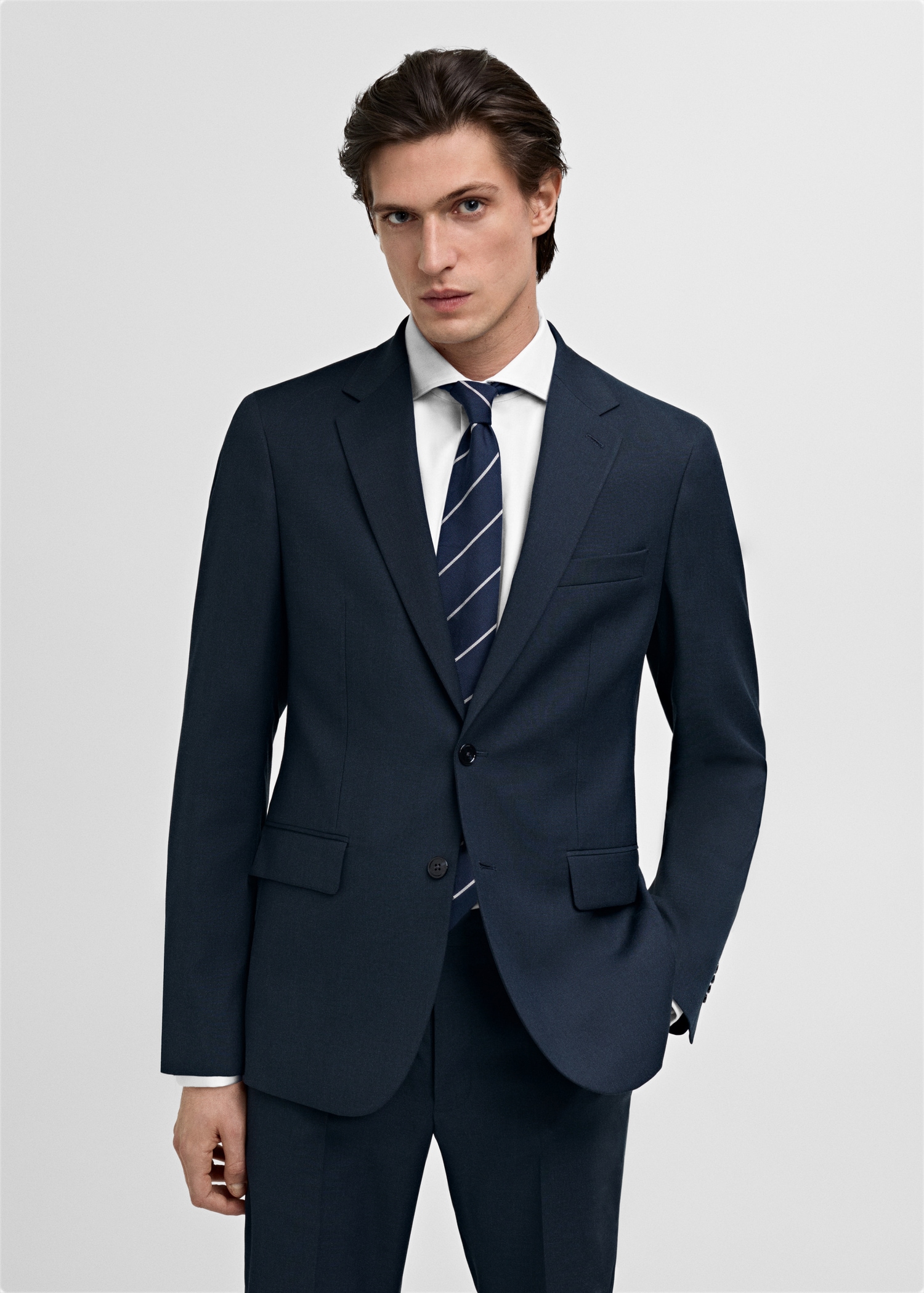 Milan slim-fit suit jacket