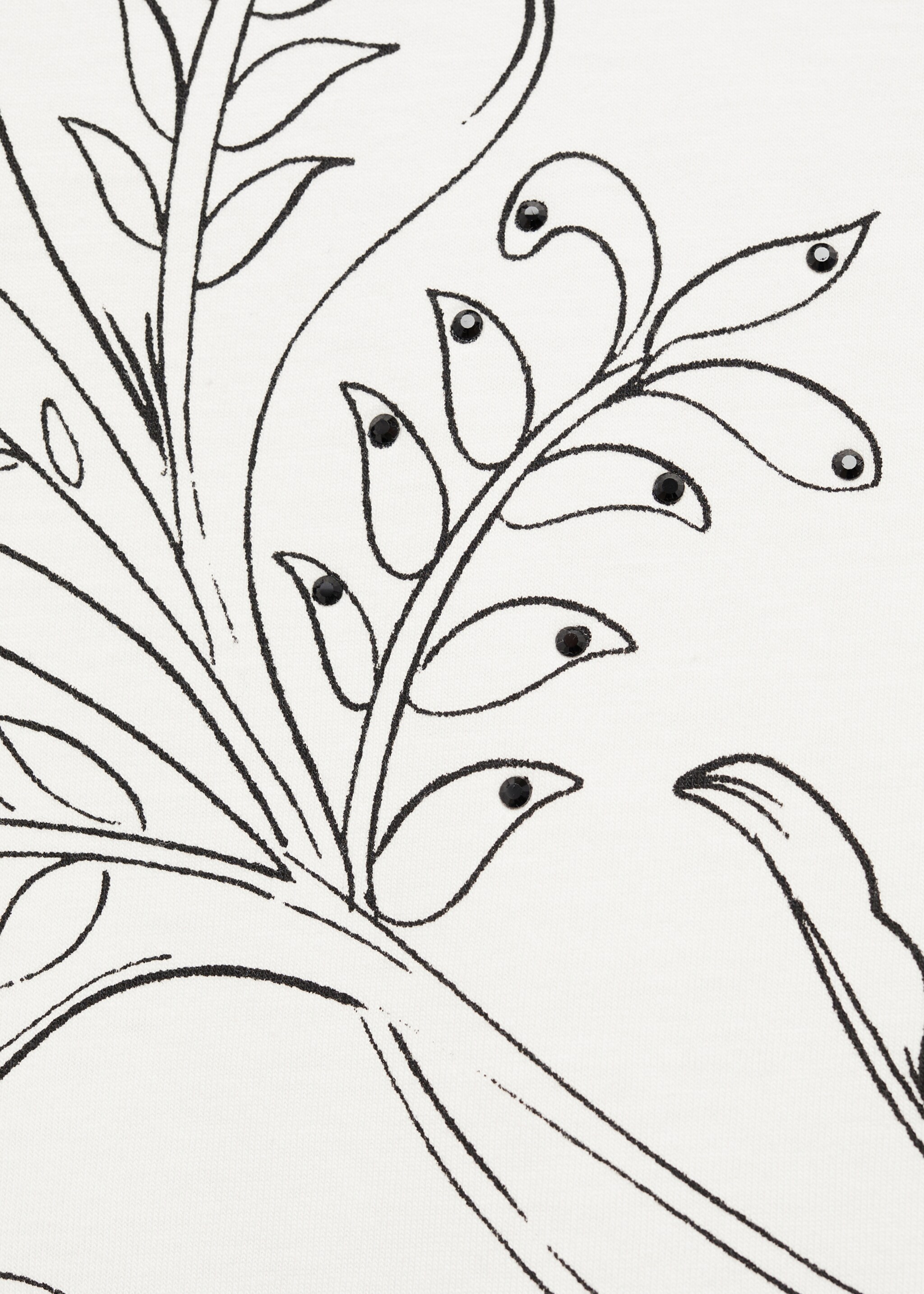 Camiseta algodón estampado flor - Detalle del artículo 0
