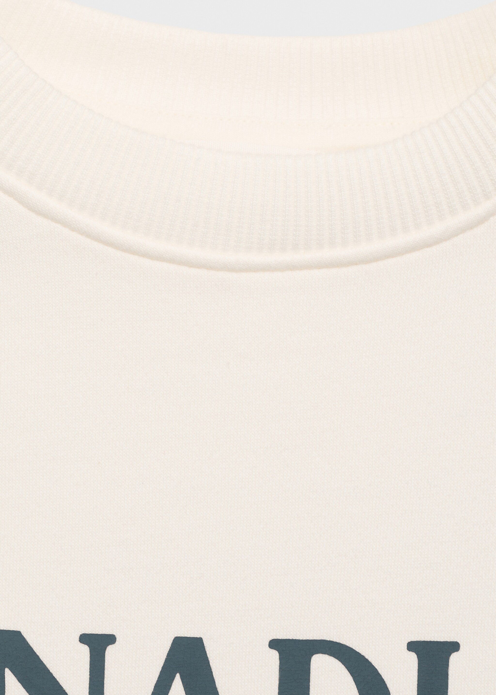 Printed message sweatshirt - Details of the article 0