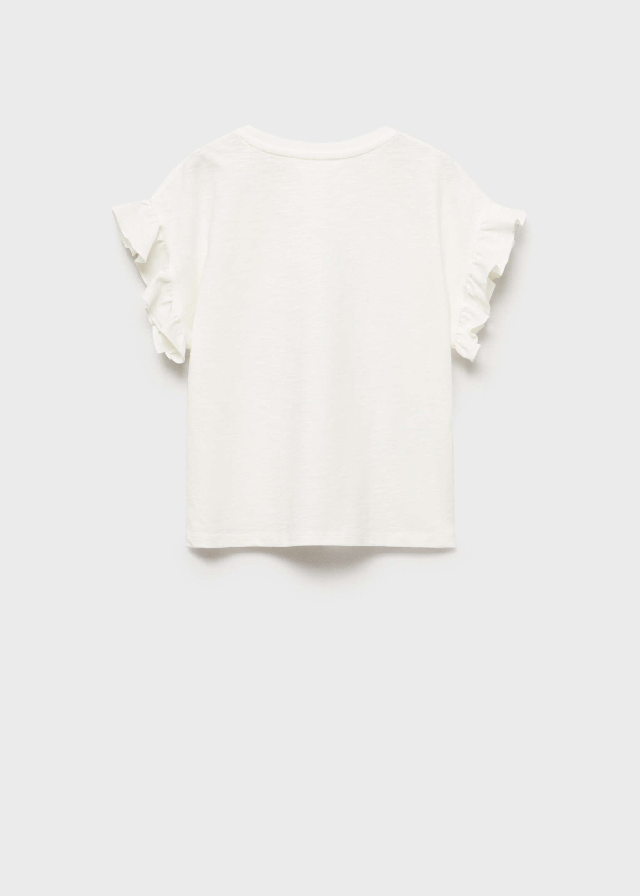 Palm print T-shirt - Reverse of the article