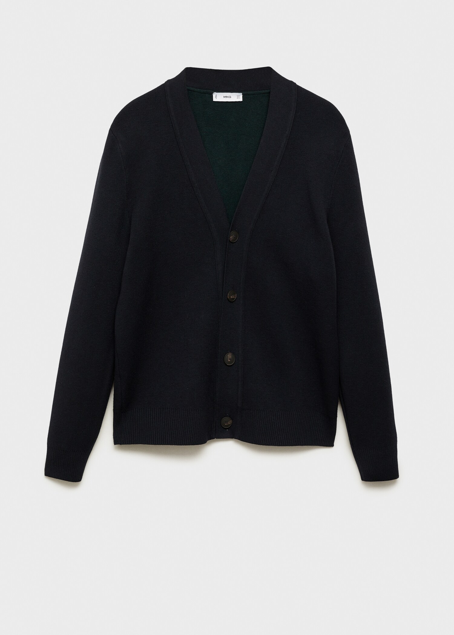 Cardigan de malha com botões - Artigo sem modelo