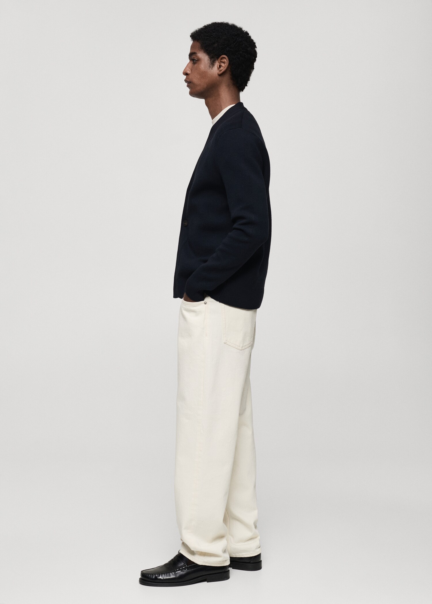 Cardigan de malha com botões - Pormenor do artigo 2