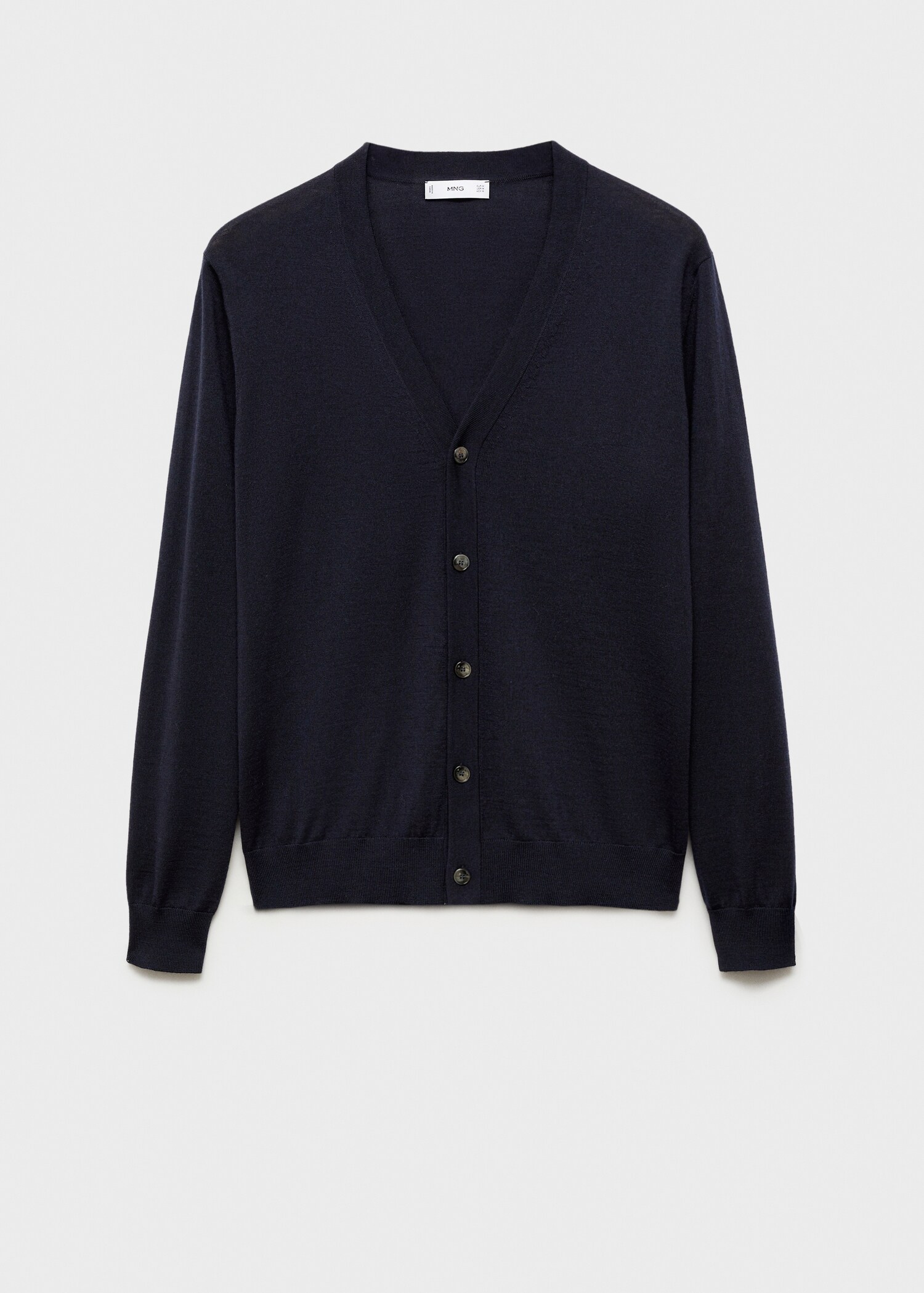 Cardigan 100 % laine mérinos - Article sans modèle