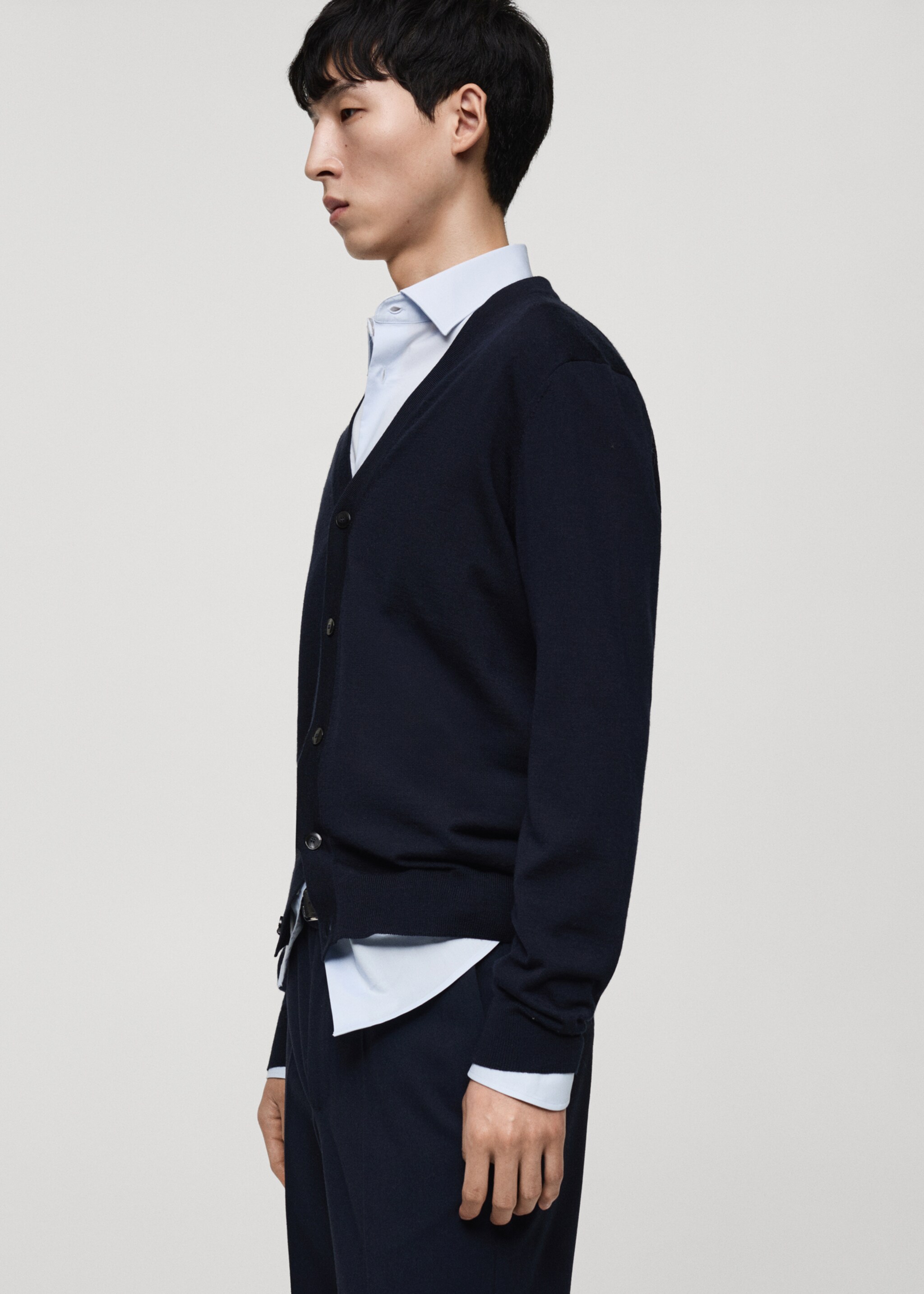 Cardigan 100 % laine mérinos - Détail de l'article 2