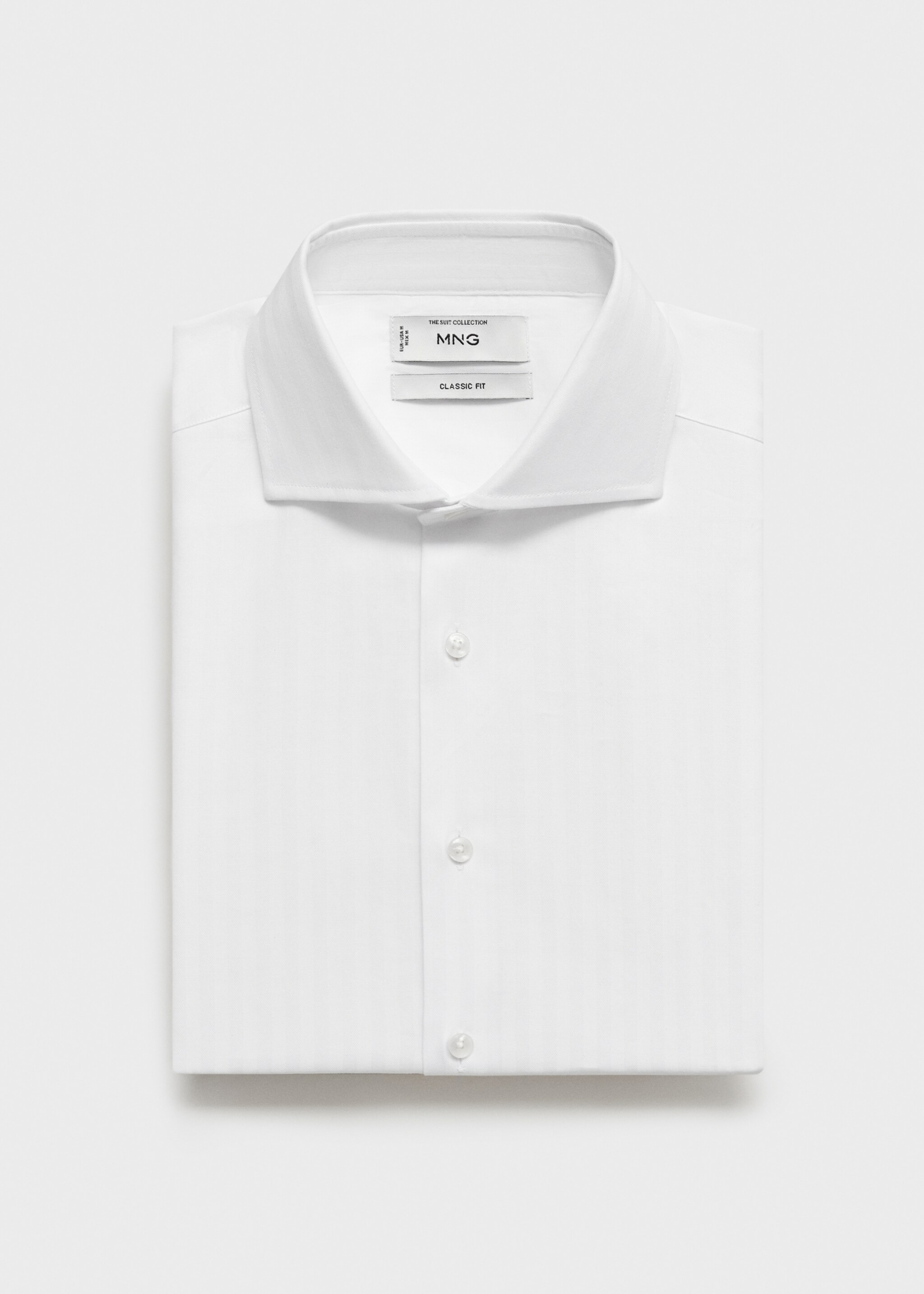 100% cotton slim-fit suit shirt - Details of the article 8