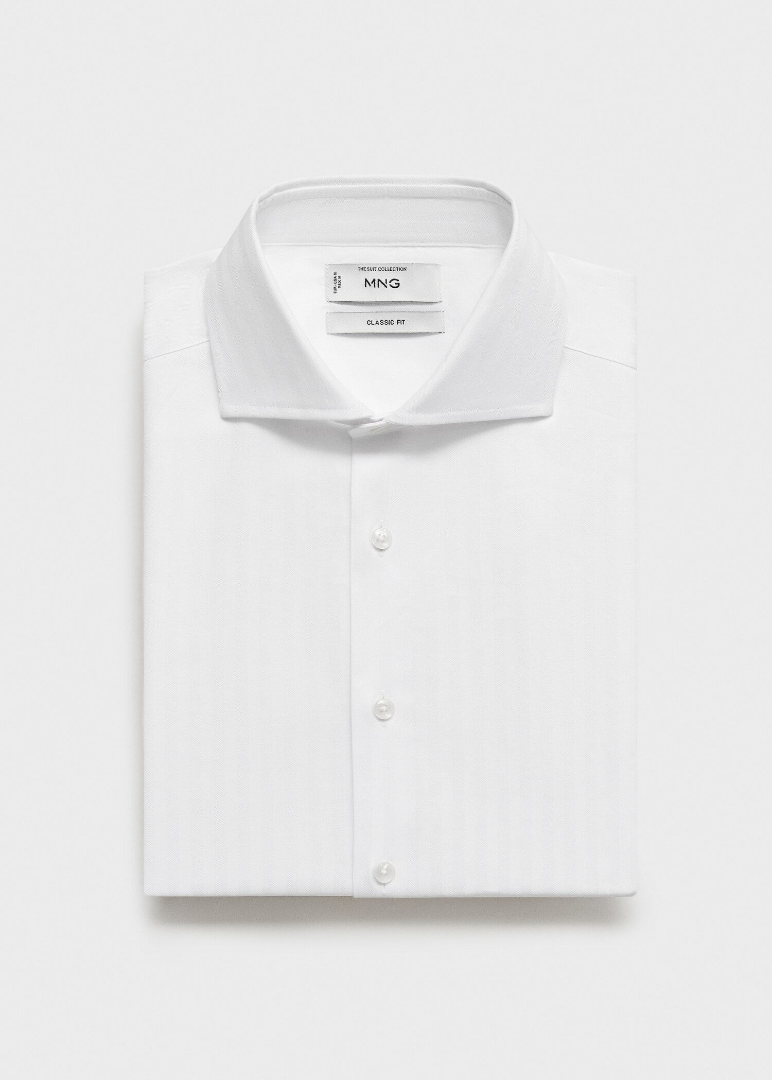 100% cotton slim-fit suit shirt - Details of the article 8