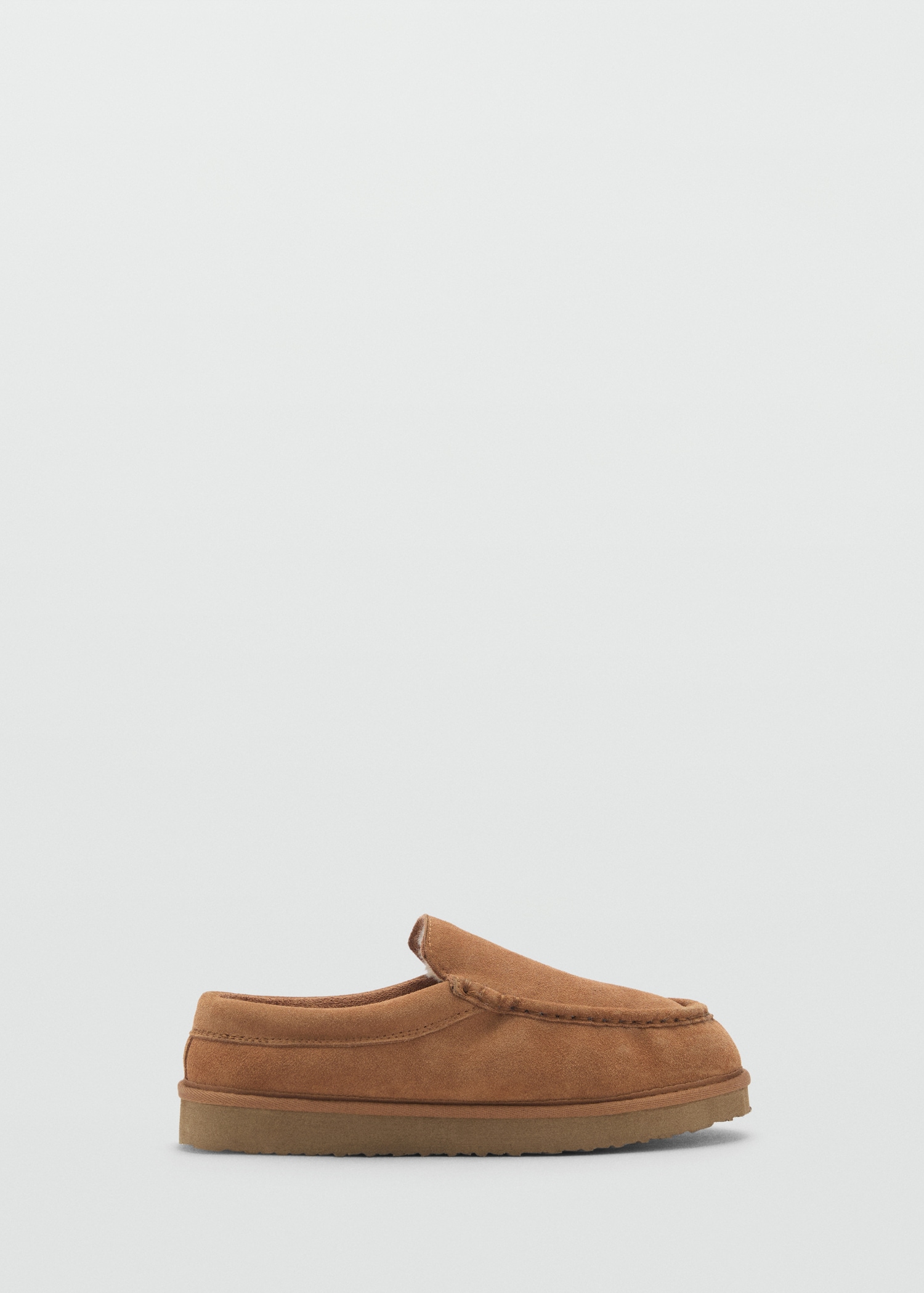 Suede clogs with sheepskin lining - Men | MANGO Sri Lanka