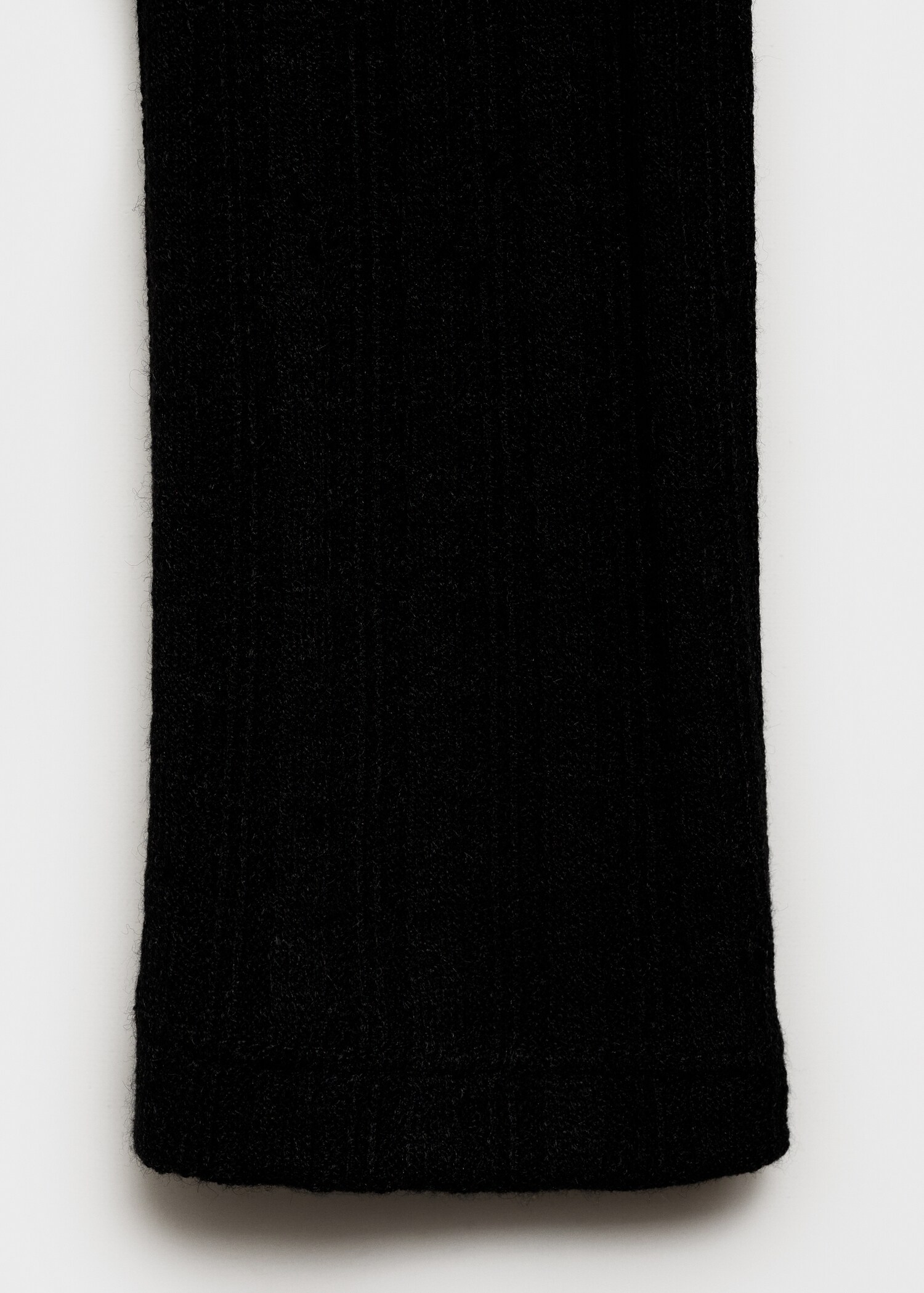 Ribbed high neck t-shirt - Details of the article 0