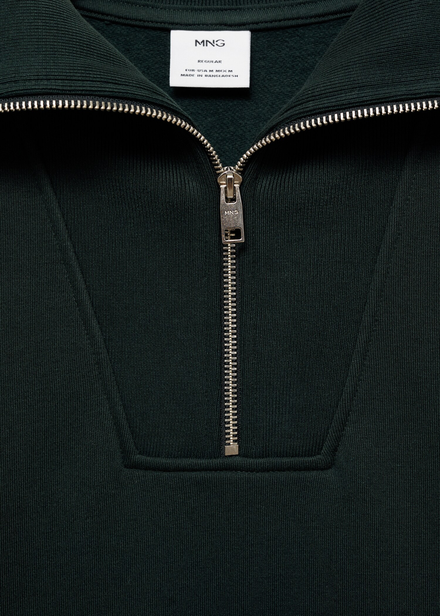 Regular-Fit-Sweatshirt mit Zip-Kragen - Detail des Artikels 8