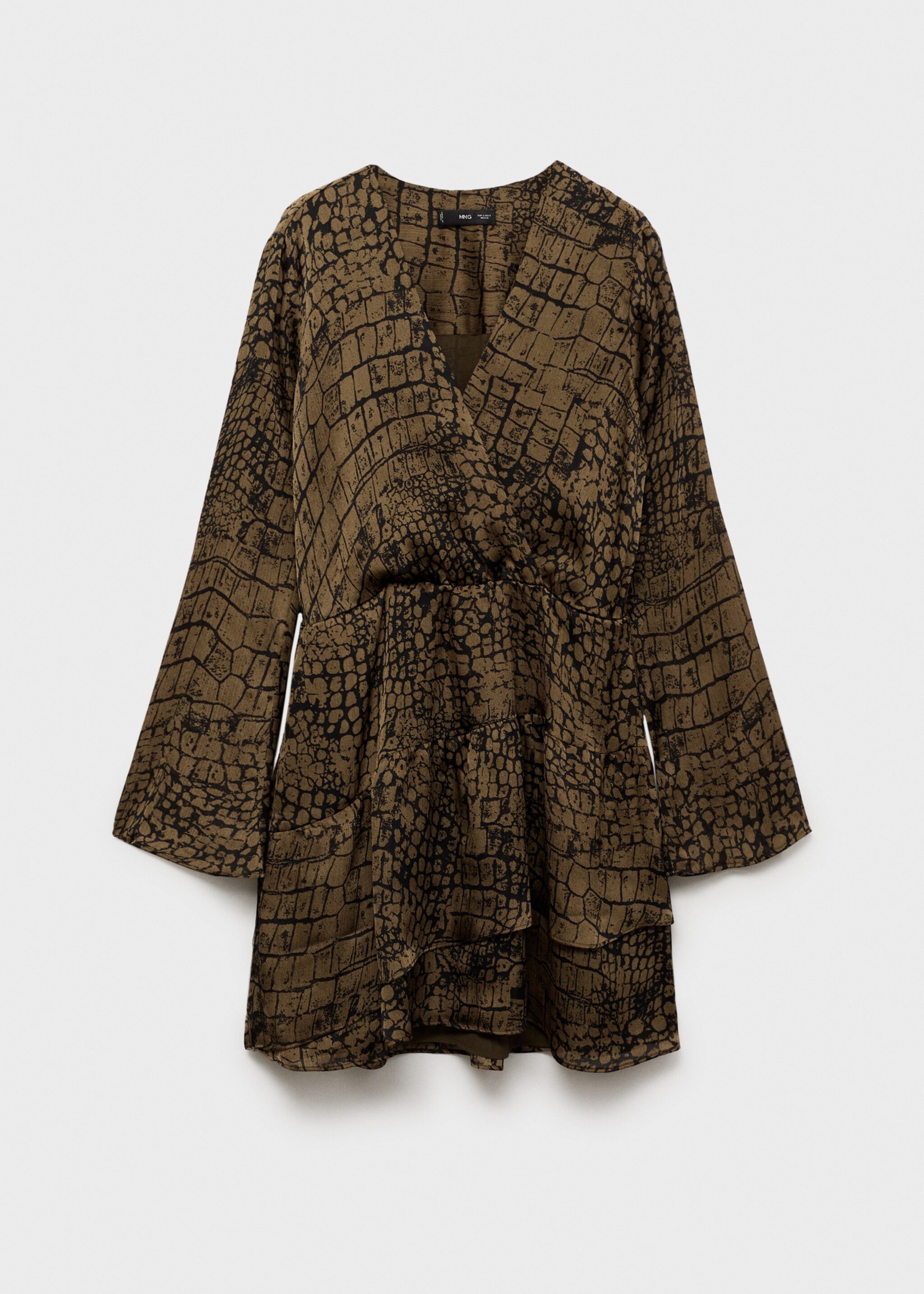 Animal print ruffle dress - Article without model