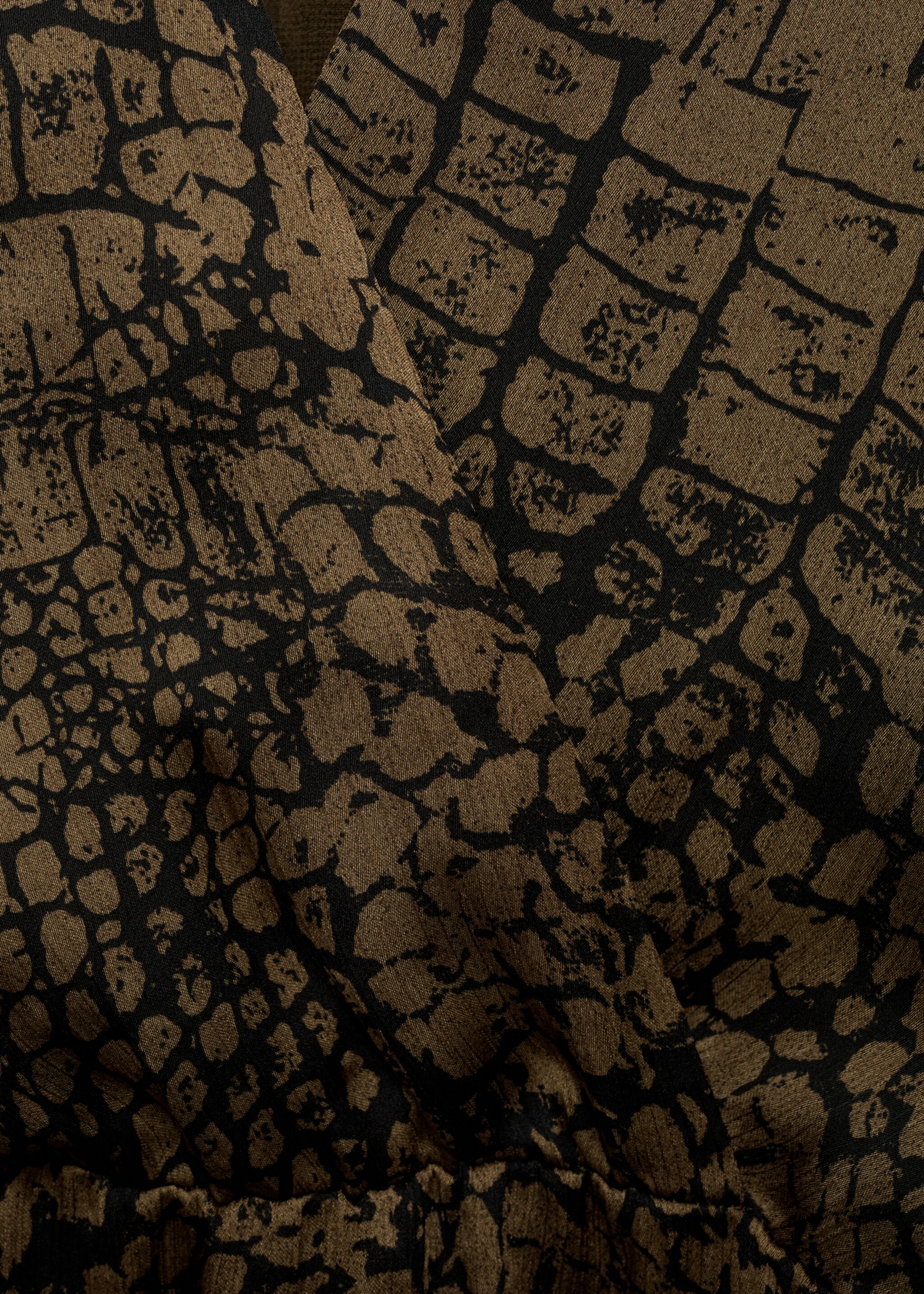 Animal print ruffle dress - Details of the article 8