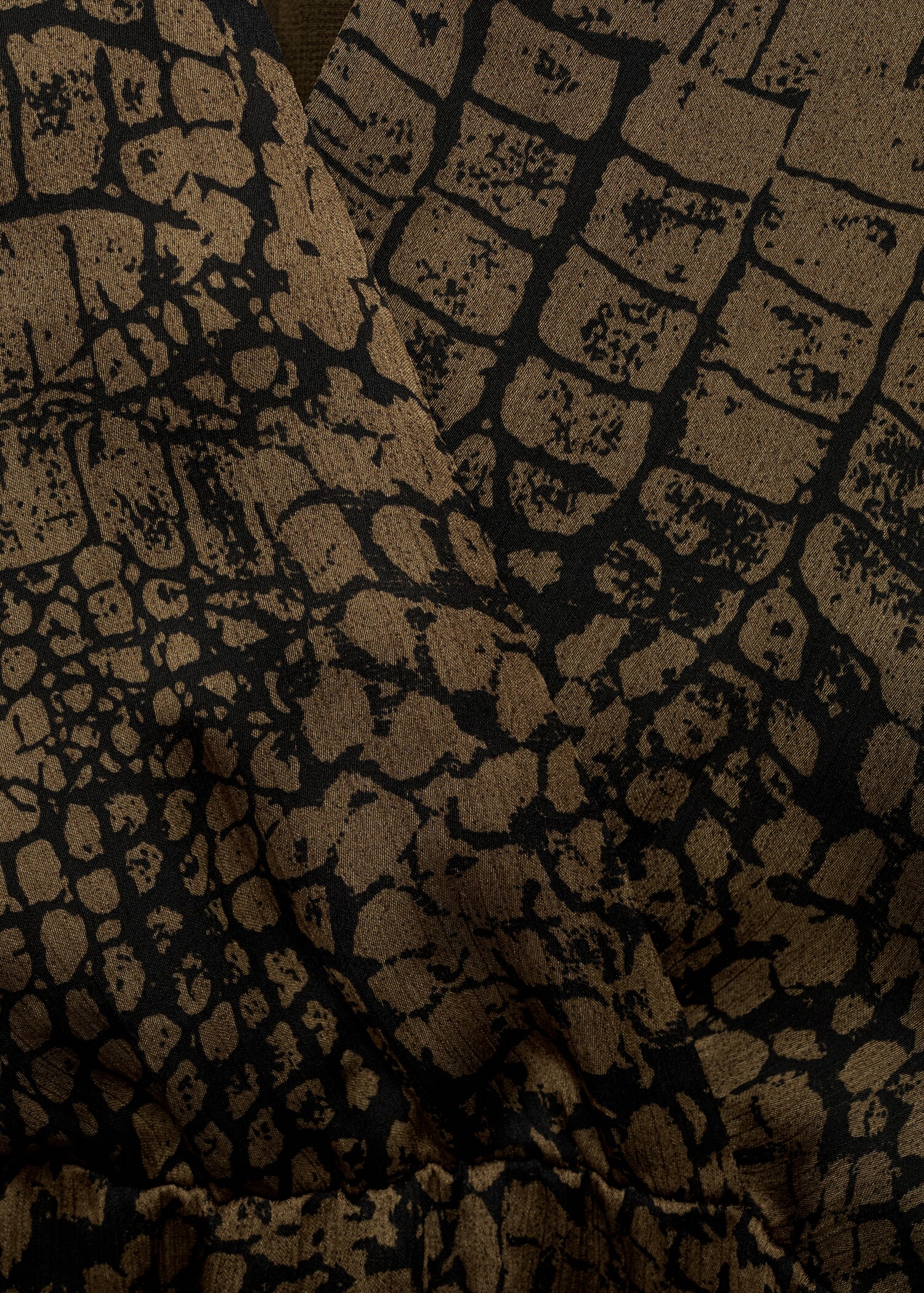 Animal print ruffle dress - Details of the article 8