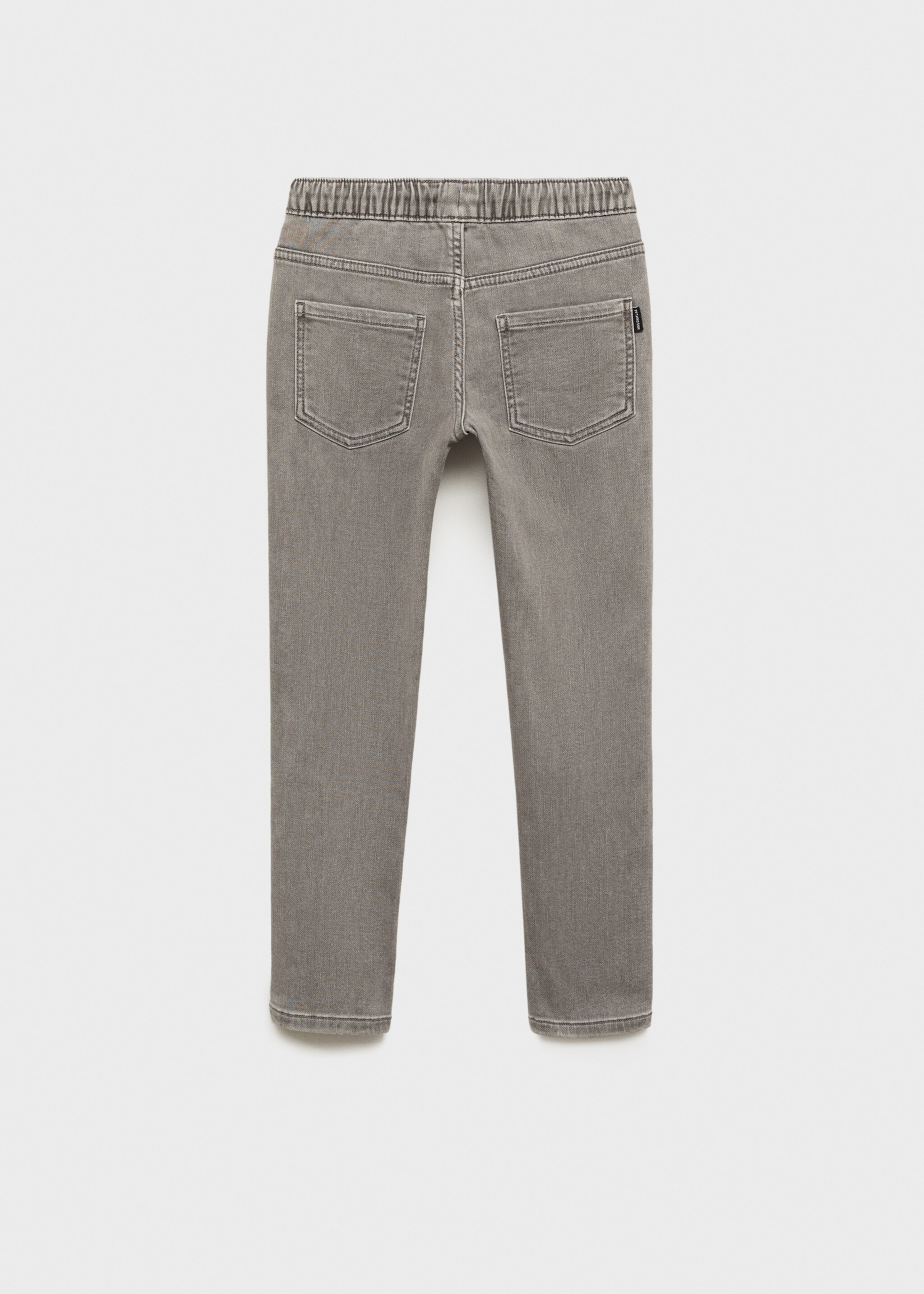 Drawstring waist jeans - Reverse of the article