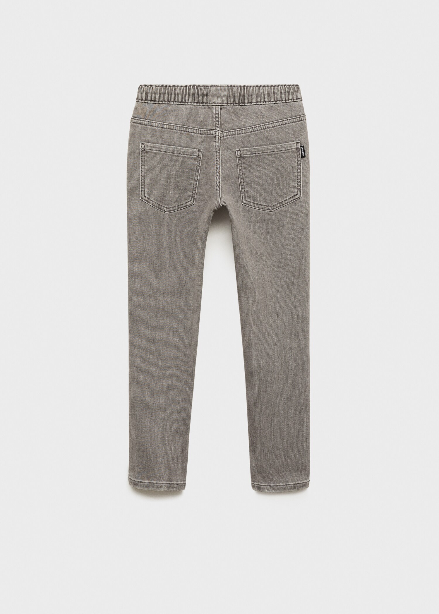 Drawstring waist jeans - Reverse of the article
