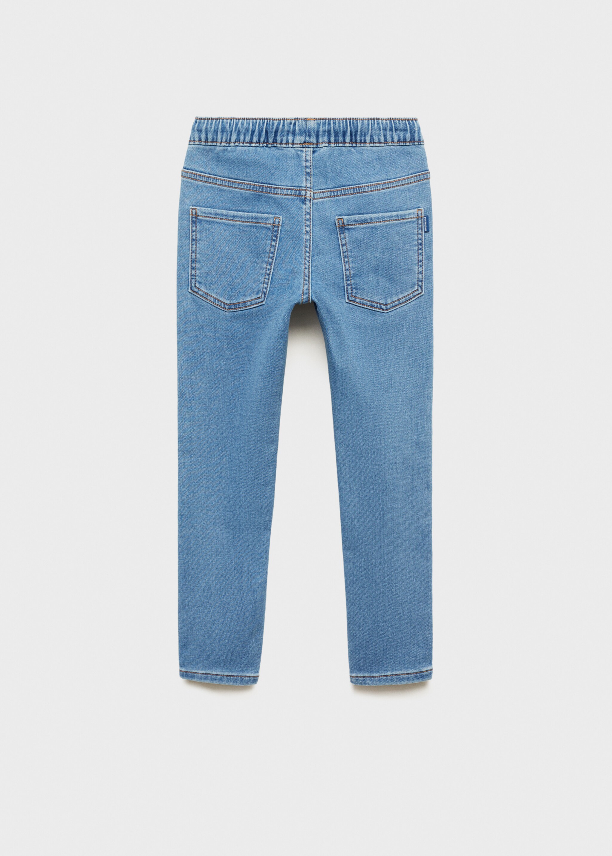 Drawstring waist jeans - Reverse of the article