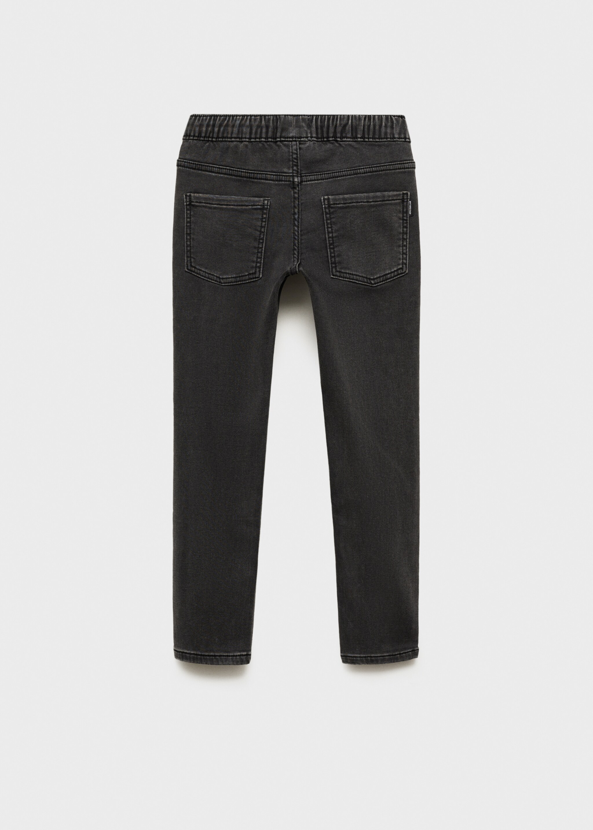 Drawstring waist jeans - Reverse of the article