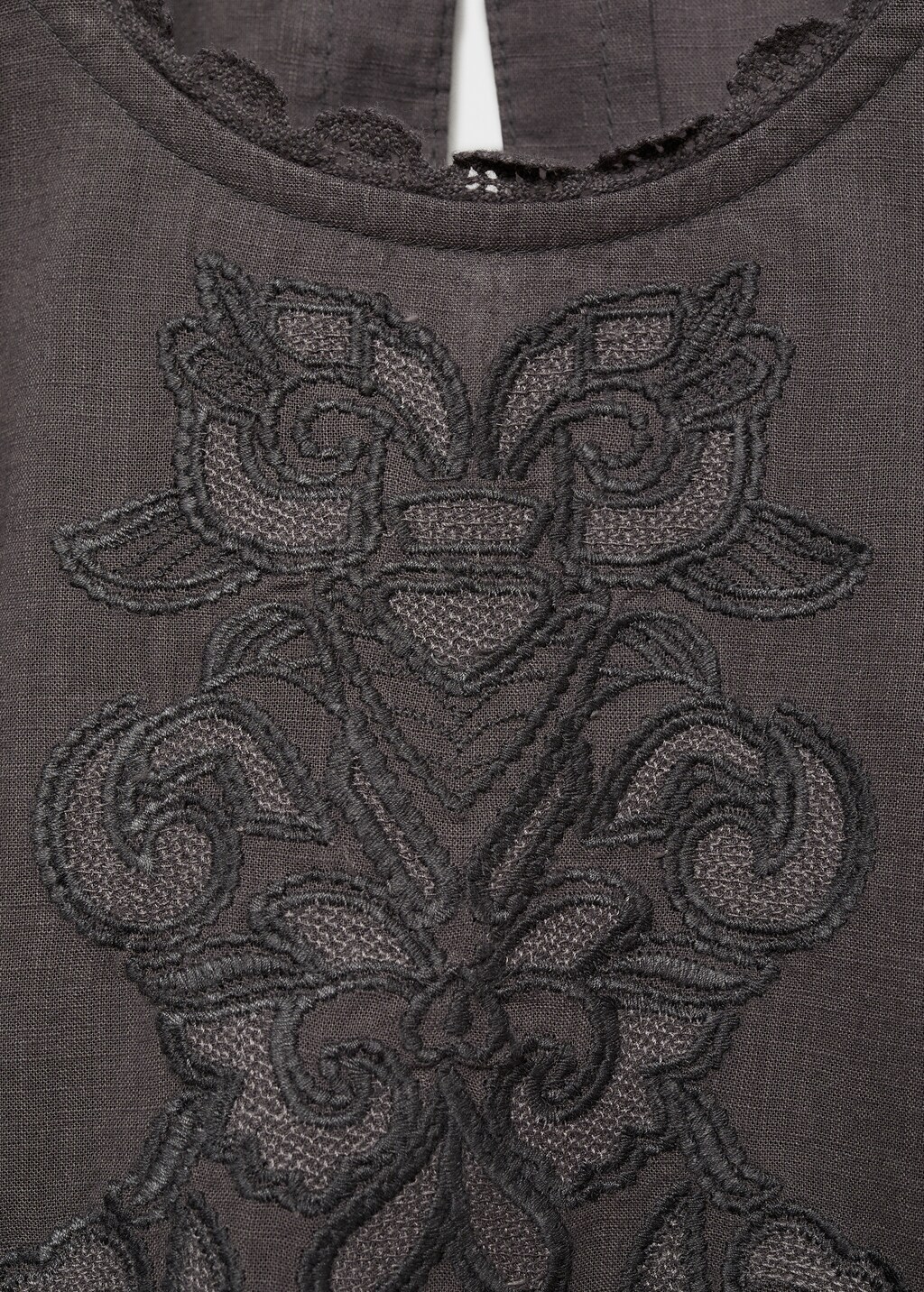 Embroidered details blouse - Kids | MANGO USA
