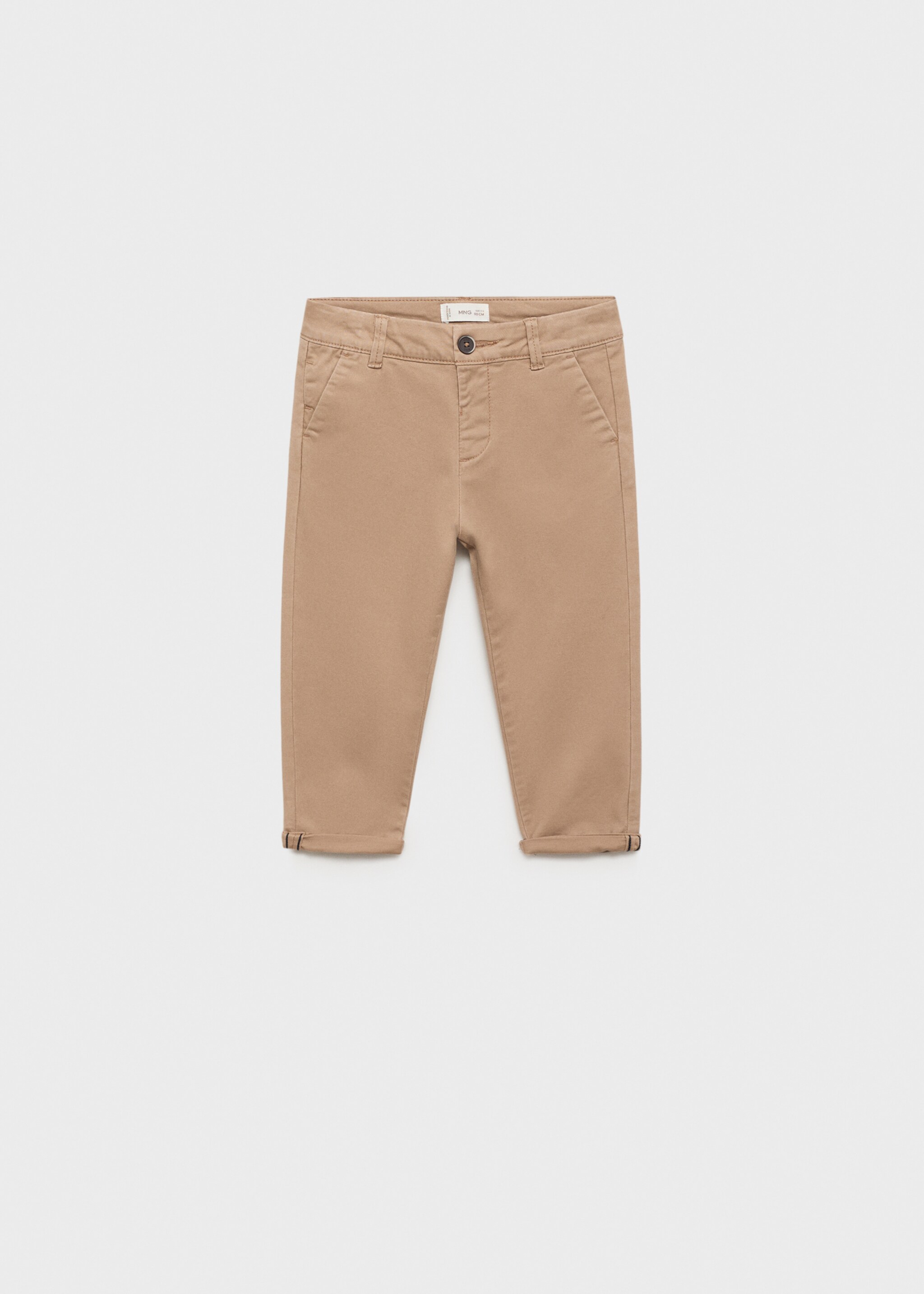 Pantaloni chino din bumbac - Articol fără model