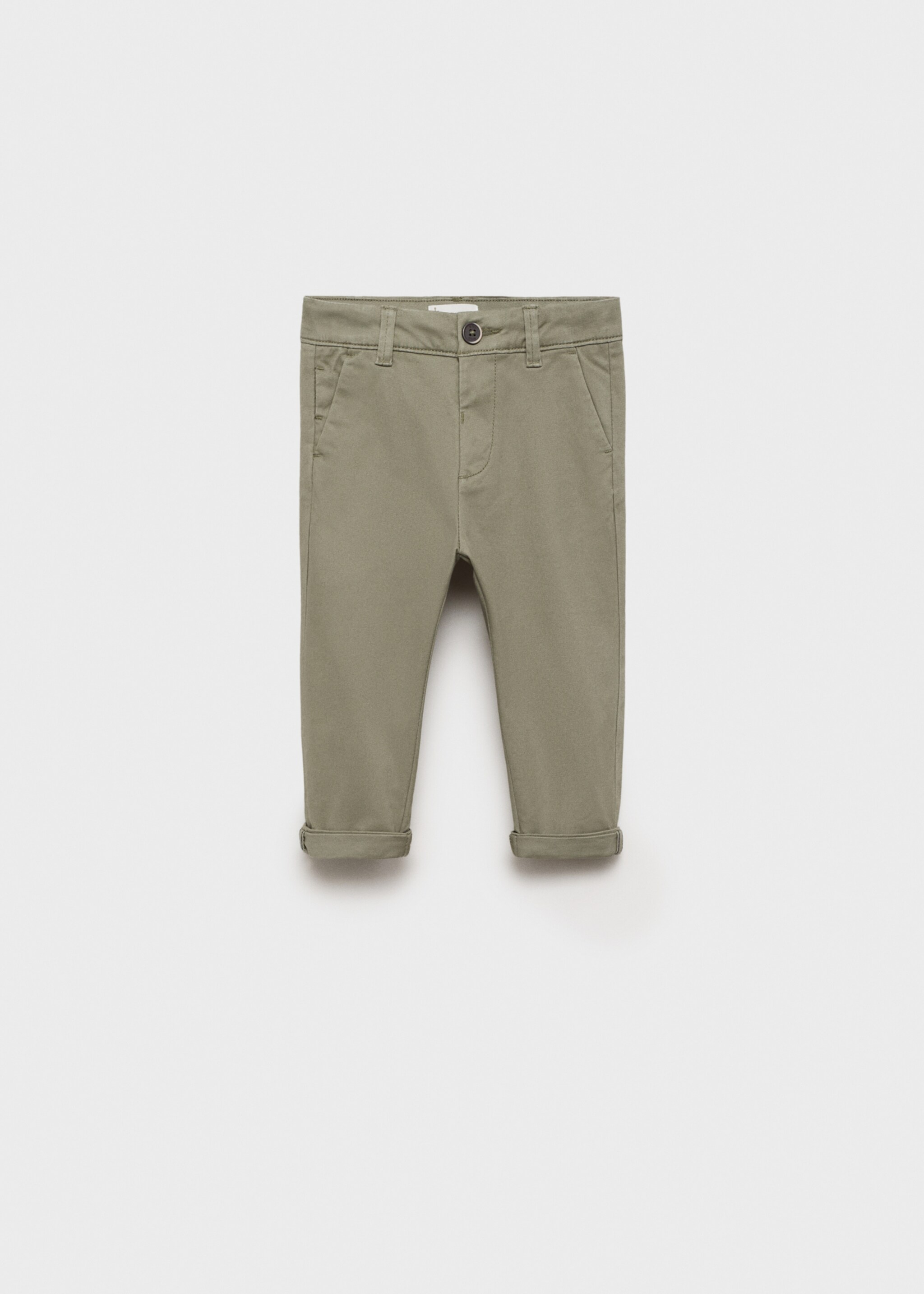 Pantaloni chino din bumbac - Articol fără model
