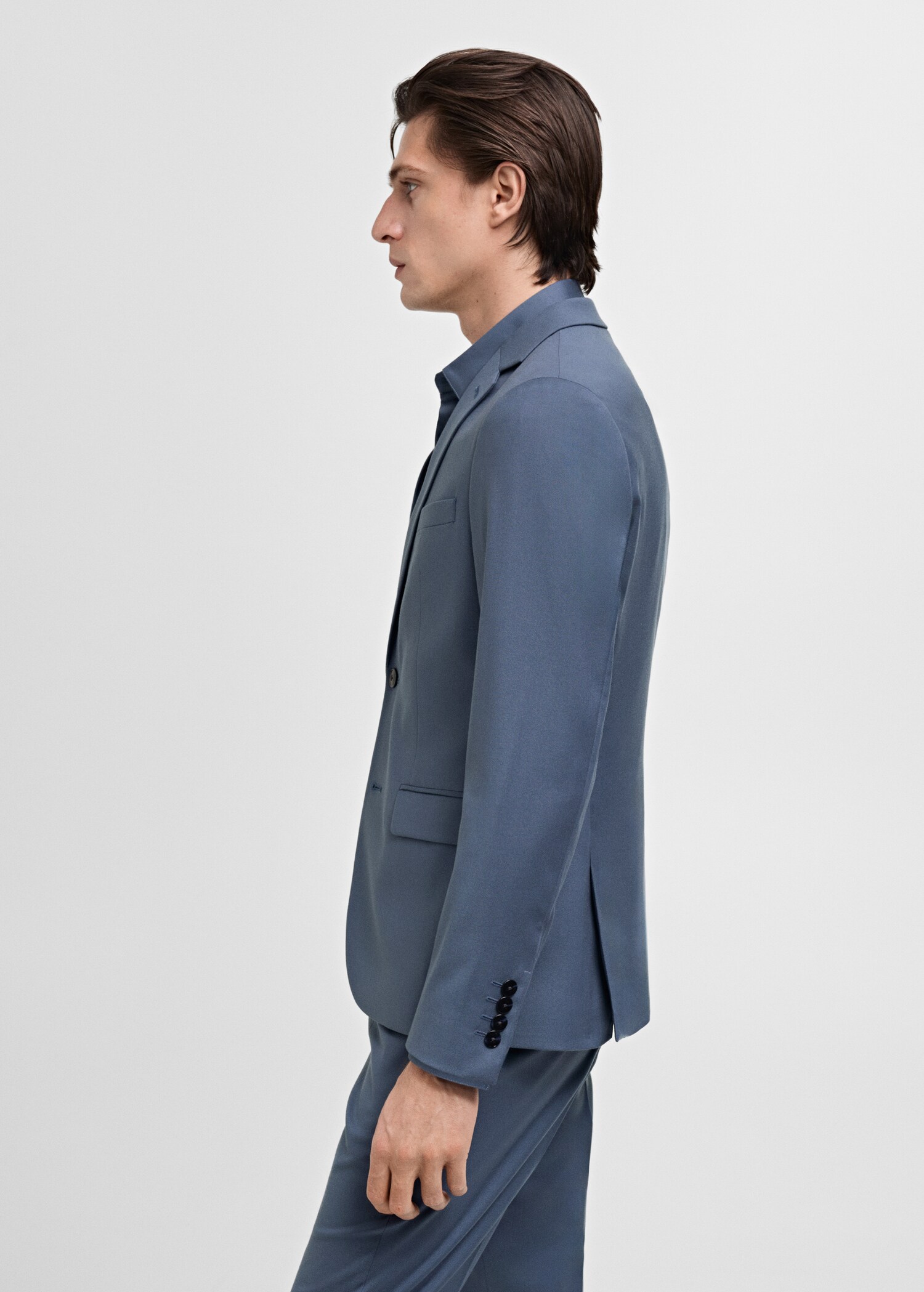 Super slim-fit suit jacket in stretch fabric - Details of the article 2