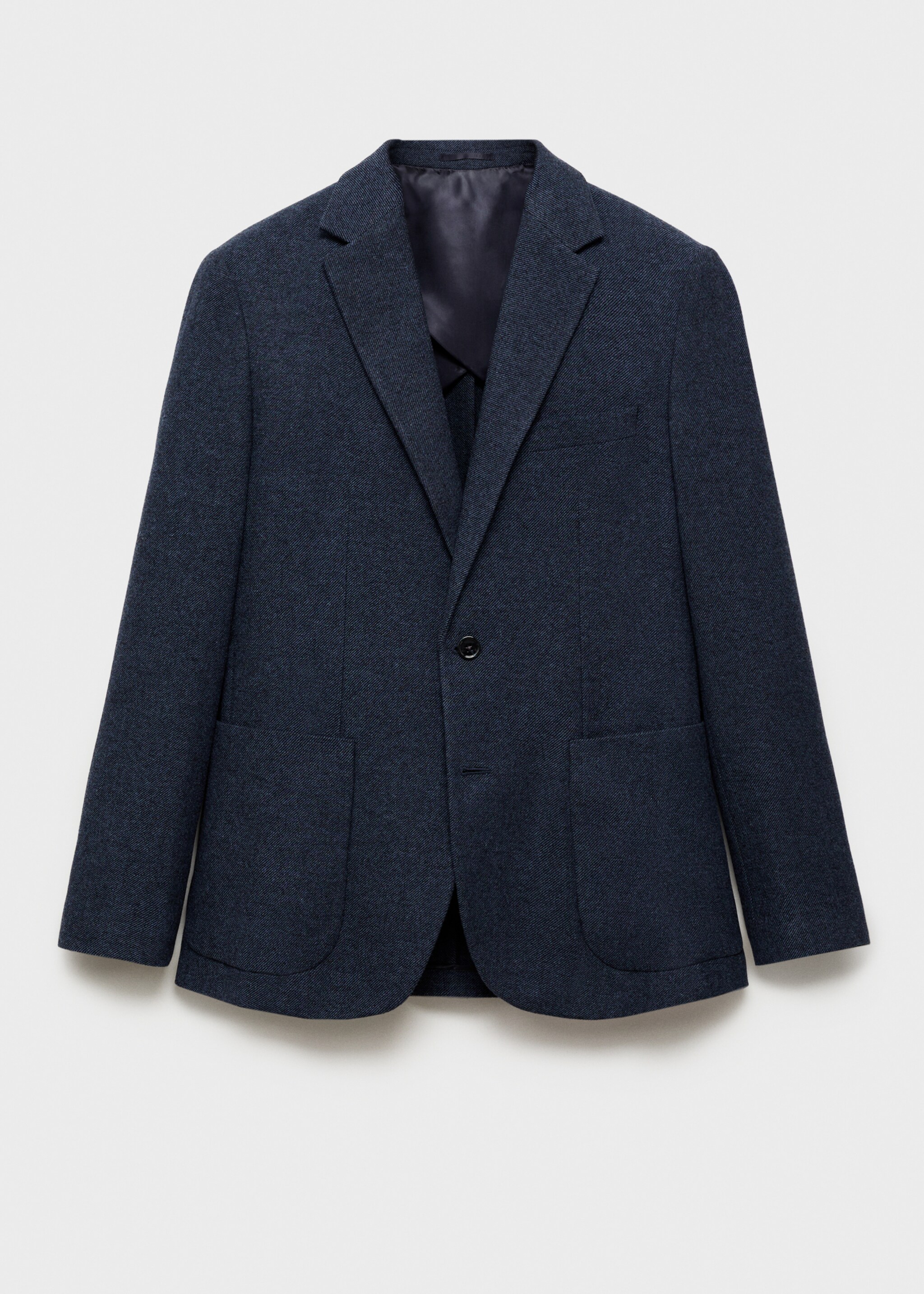 Veste laine mélangée slim-fit - Article sans modèle