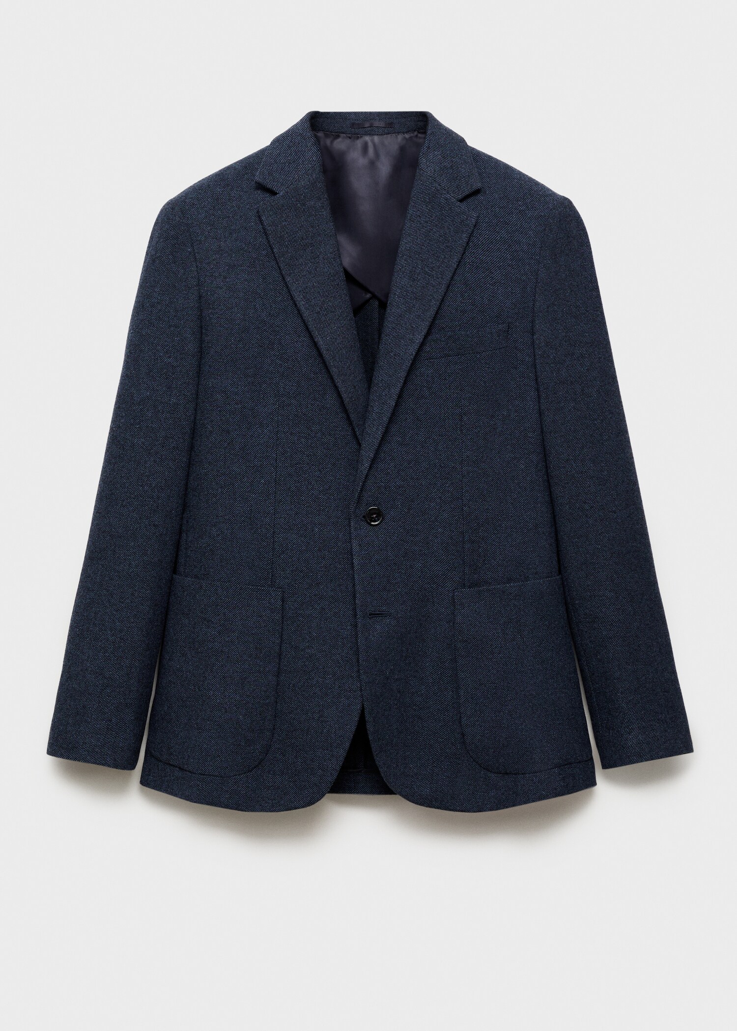 Veste laine mélangée slim-fit - Article sans modèle
