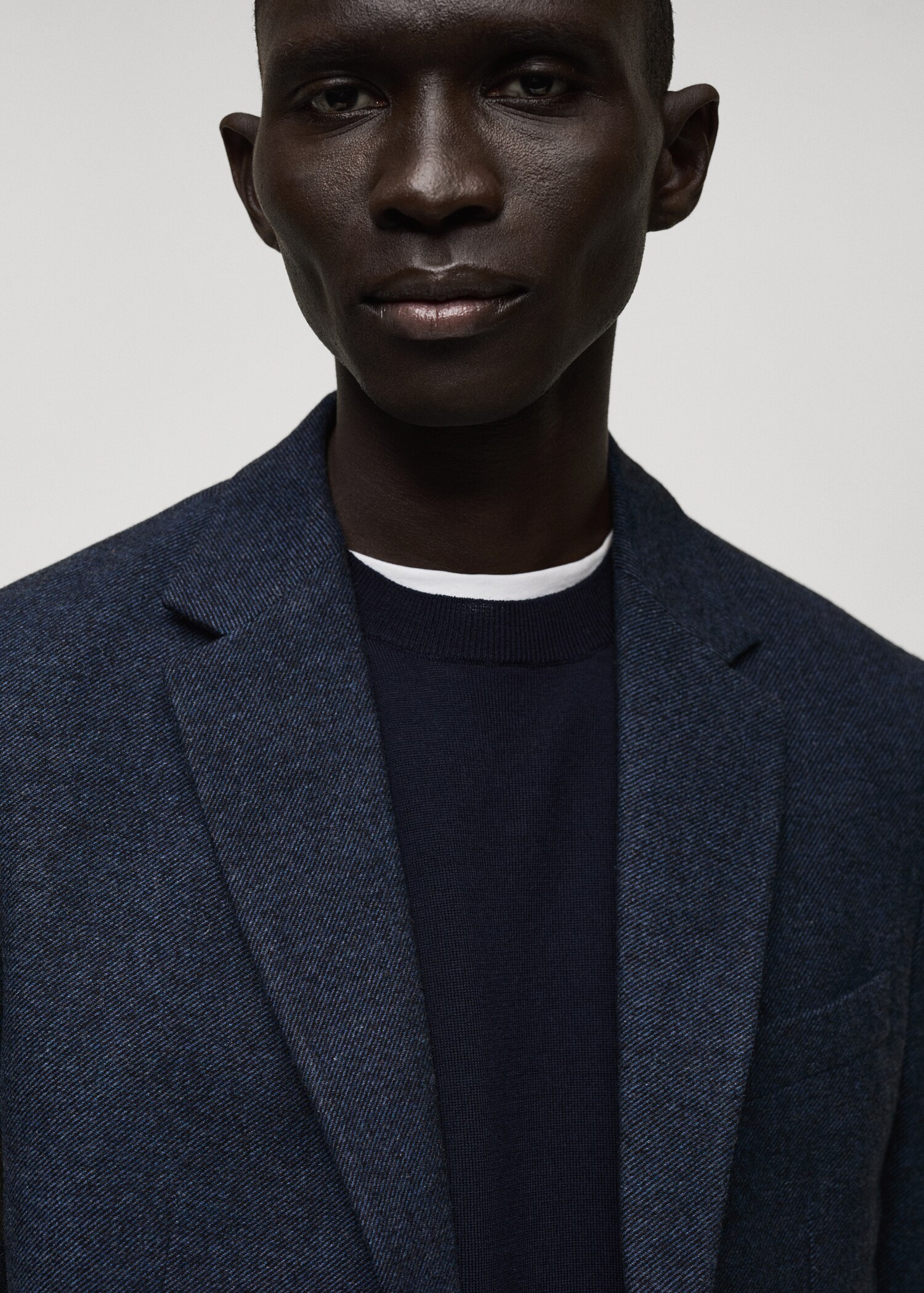 Veste laine mélangée slim-fit - Détail de l'article 1