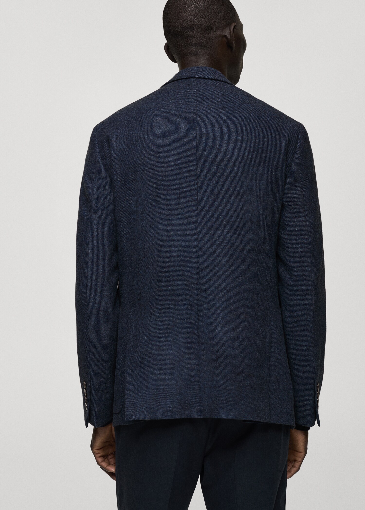 Veste laine mélangée slim-fit - Verso de l’article