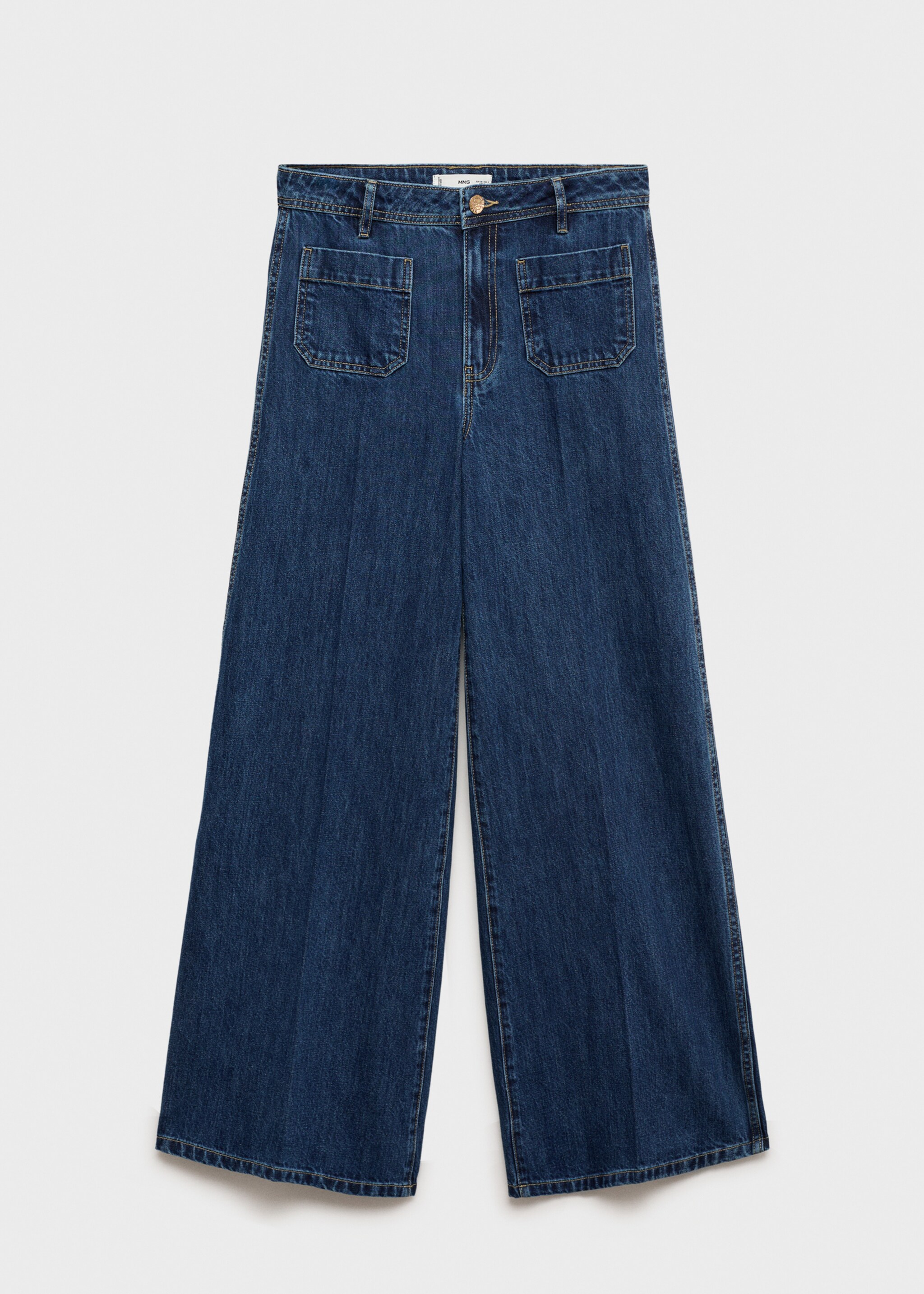 Wide-leg jeans with pockets - Article without model