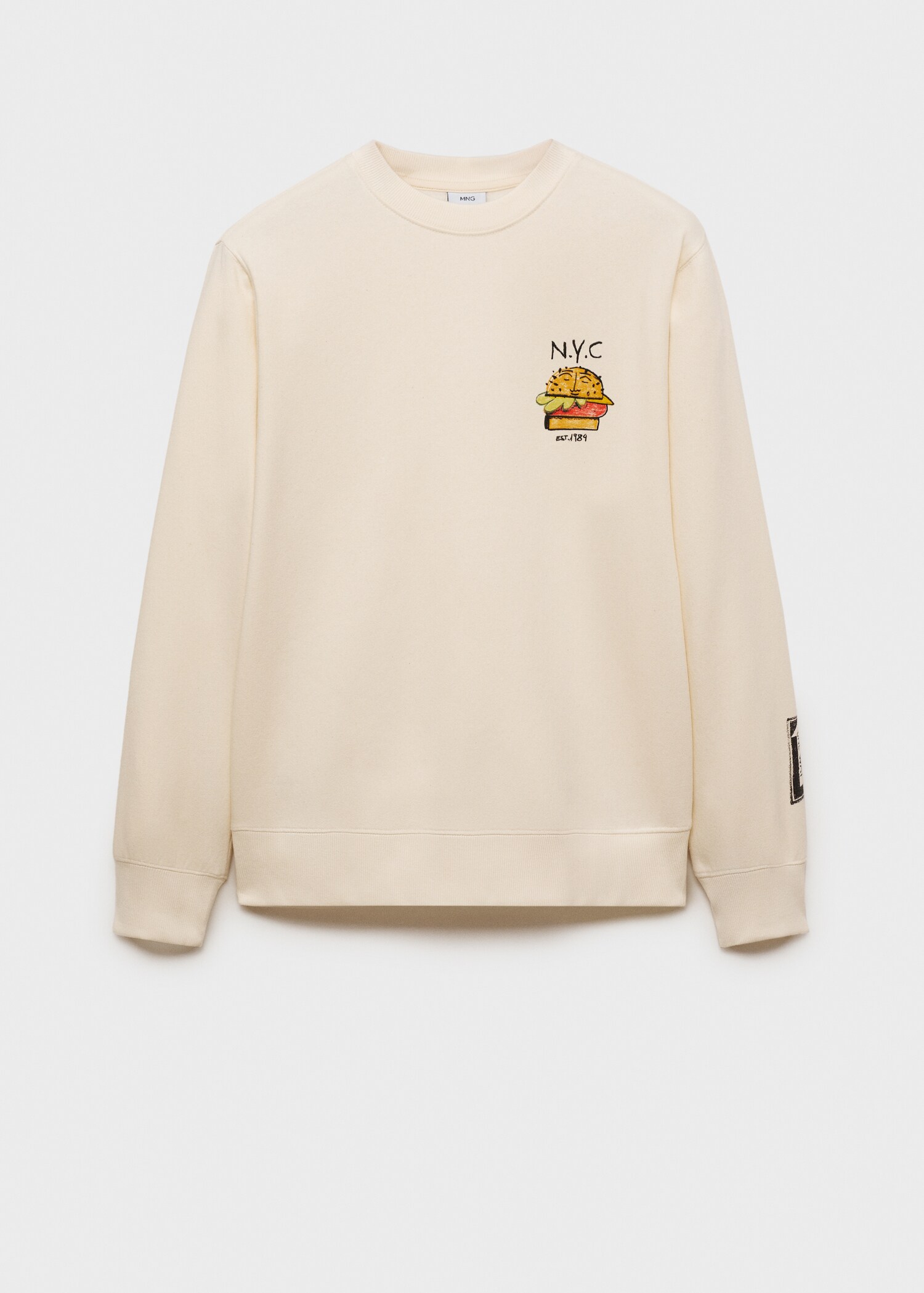 Sudadera algodón estampado gráfico - Artículo sin modelo