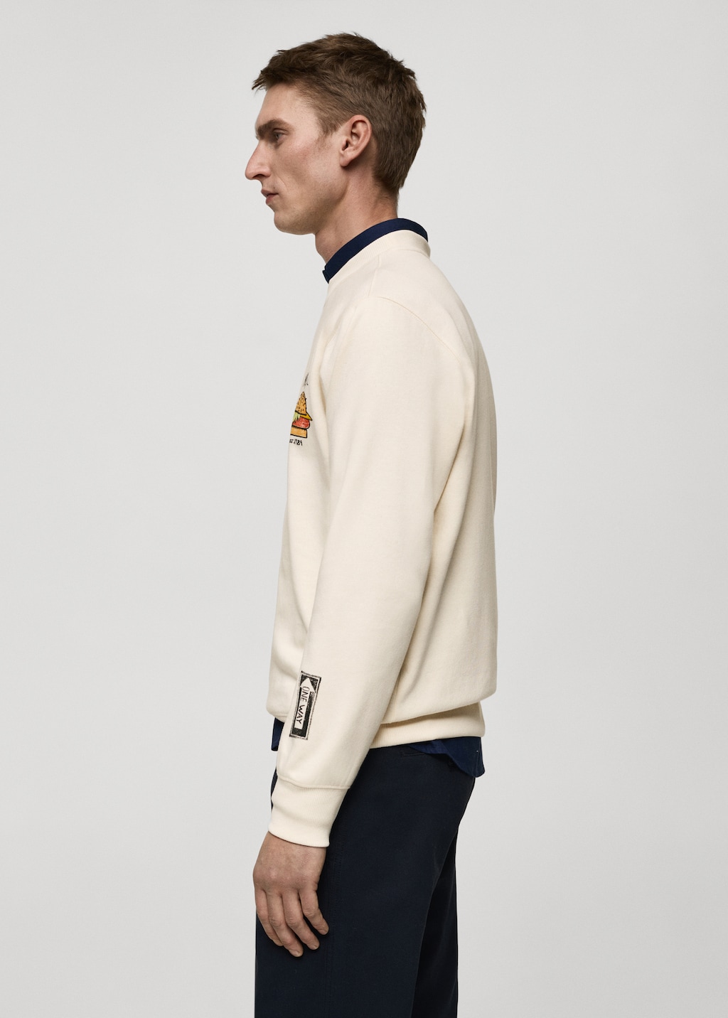Graphic-print cotton sweatshirt - Men | MANGO USA Graphic-print cotton sweatshirt - Men | MANGO USA