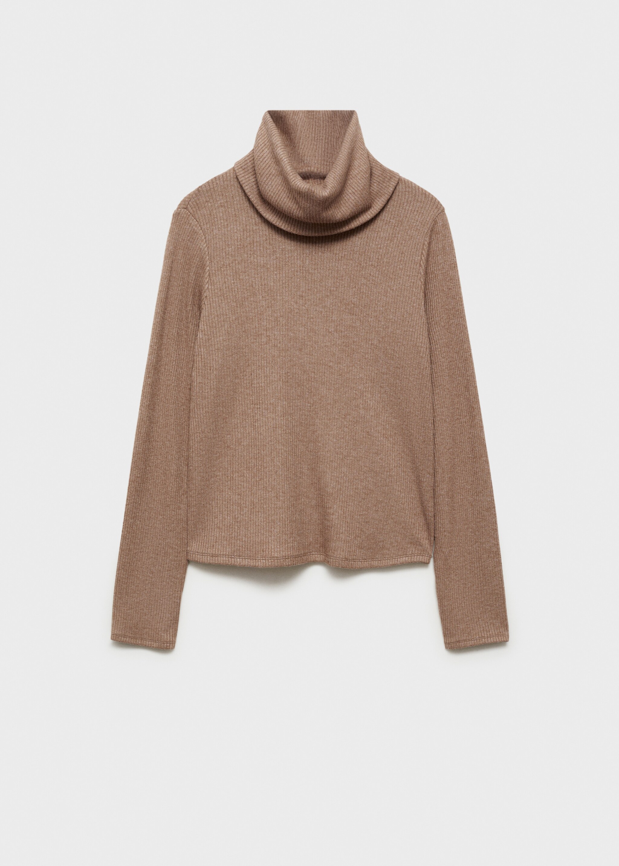 Turtle neck ribbed t-shirt - Товар без моделі