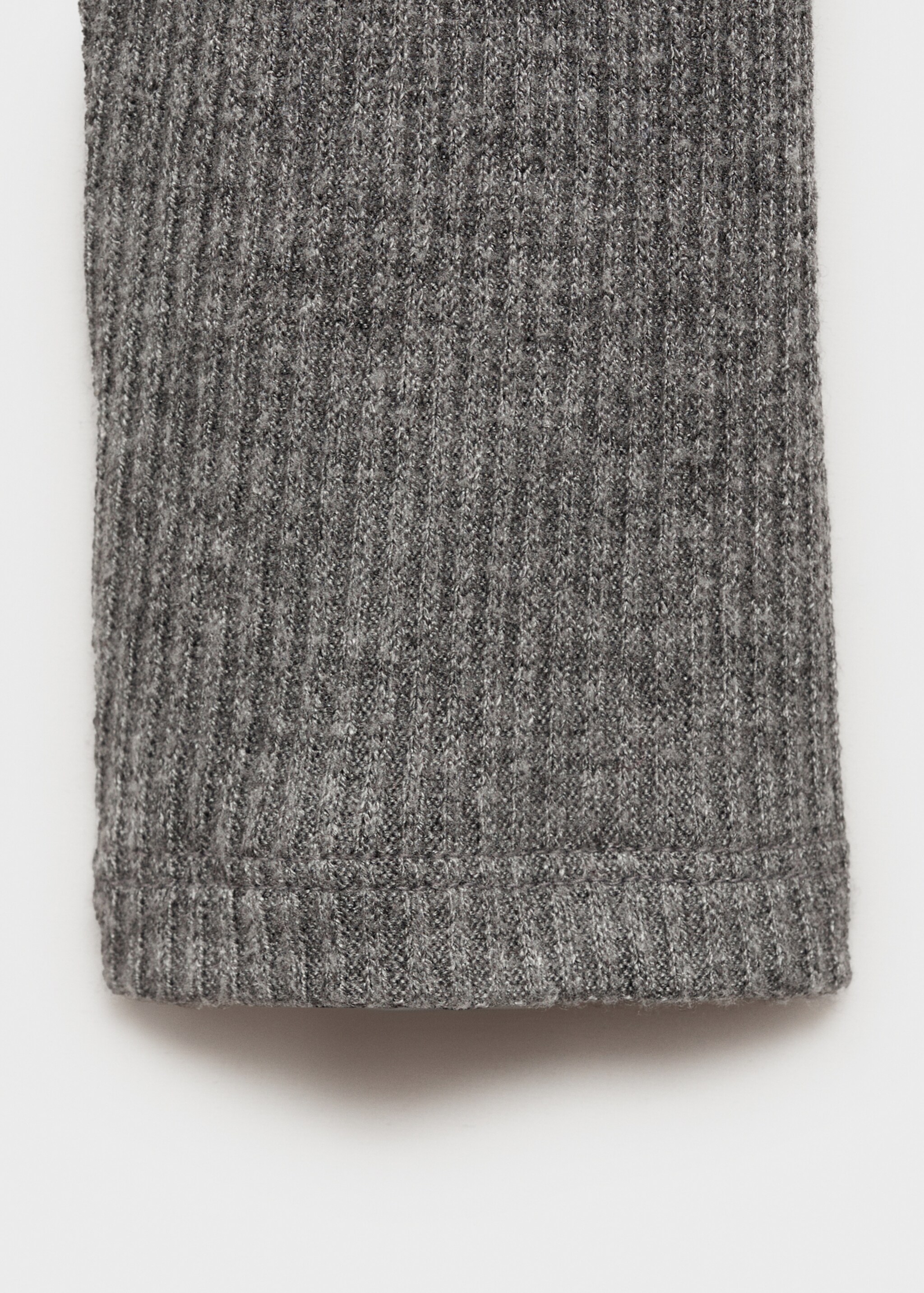 Turtle neck ribbed t-shirt - Детальніше про товар 0
