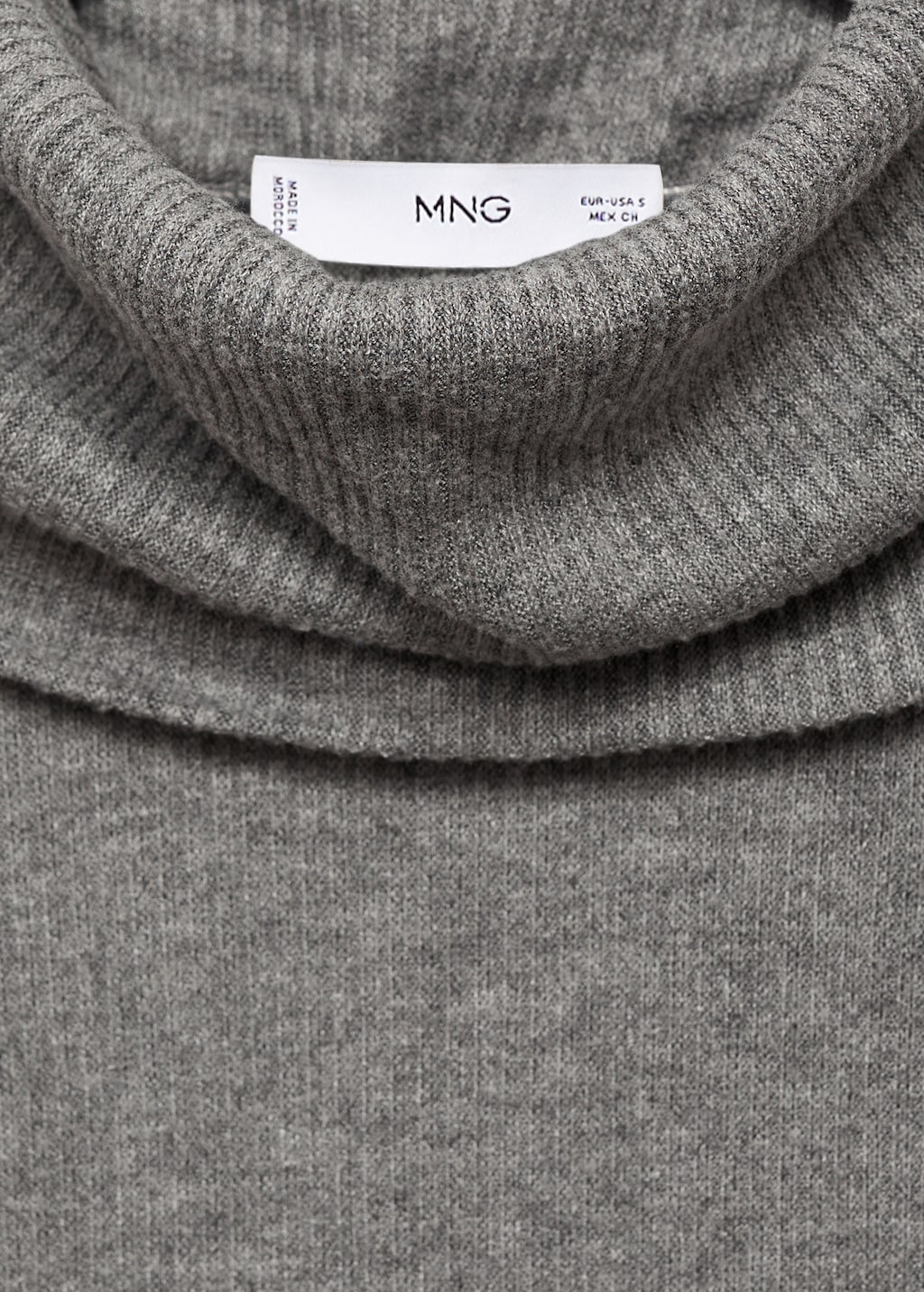 Turtle neck ribbed t-shirt - Women | MANGO USA