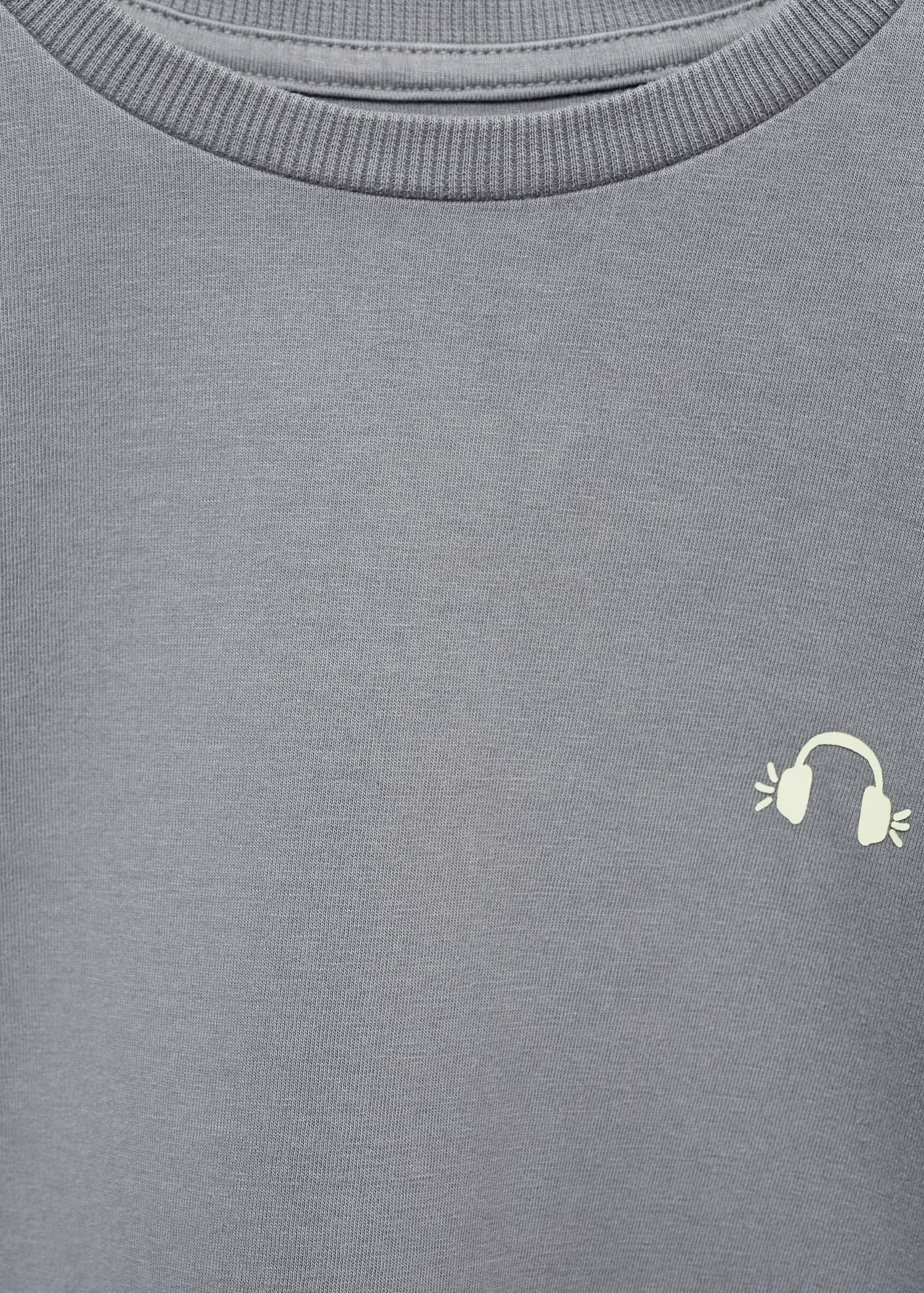 Printed cotton-blend t-shirt - Details of the article 8