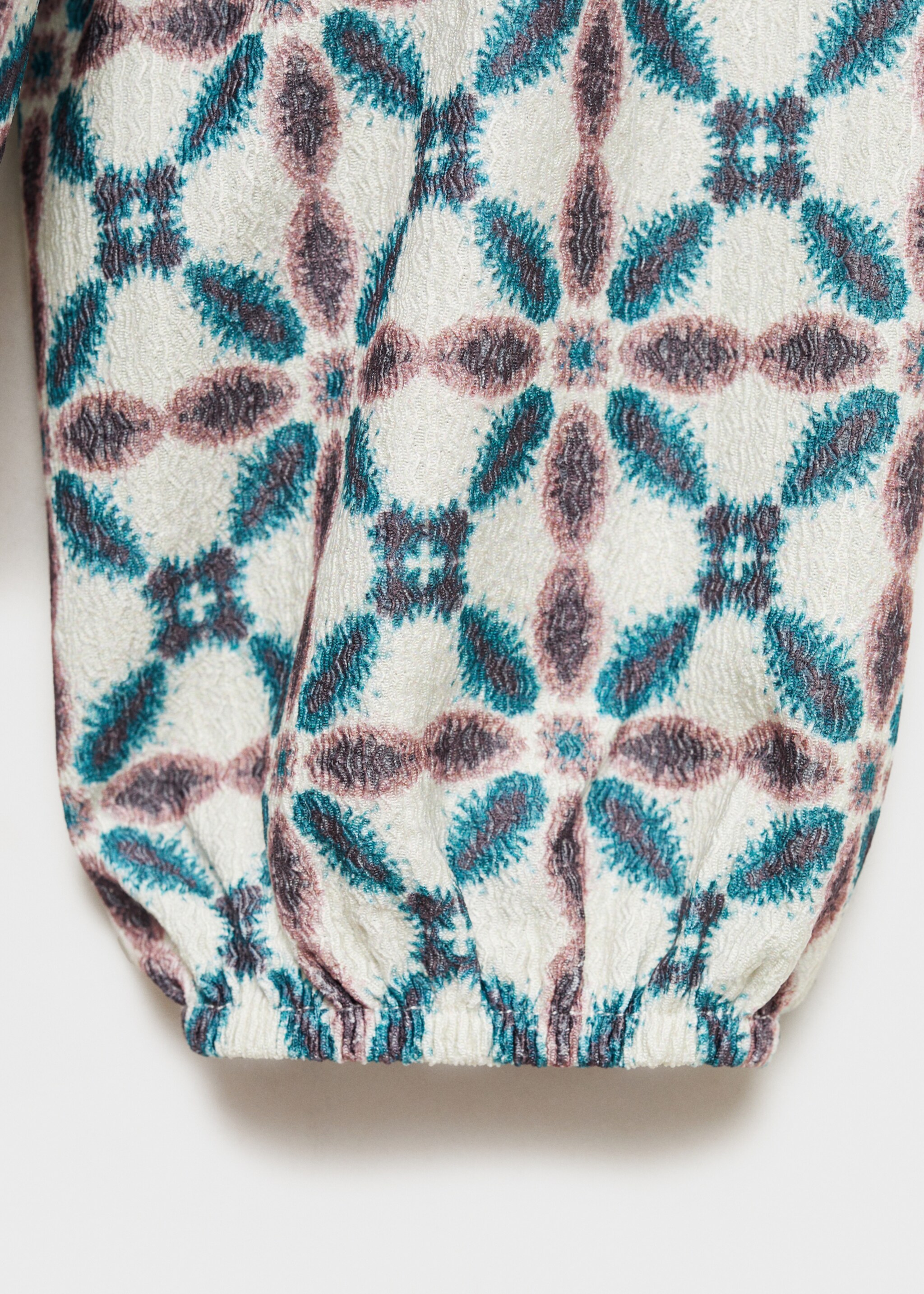 Geometric print blouse - Details of the article 0