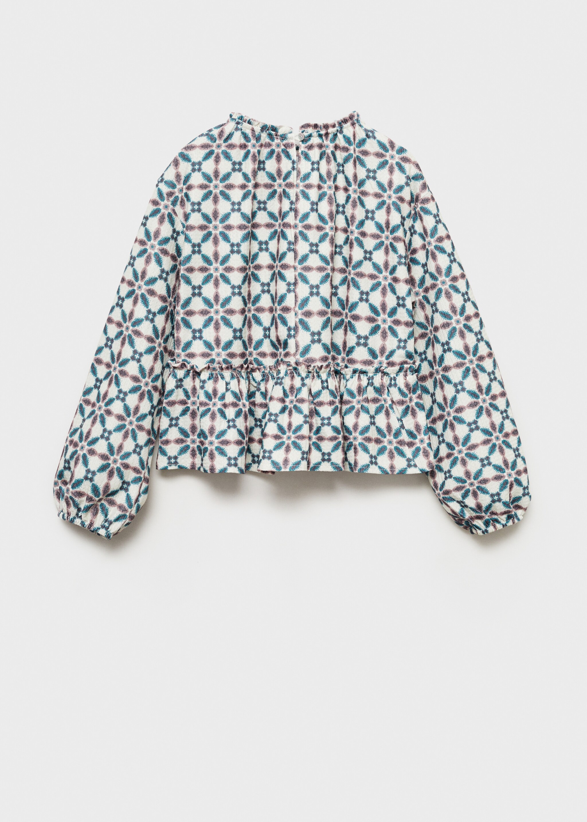 Geometric print blouse - Reverse of the article