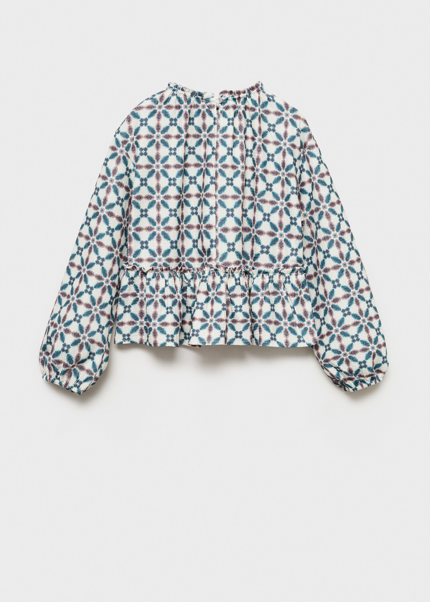Geometric print blouse - Reverse of the article