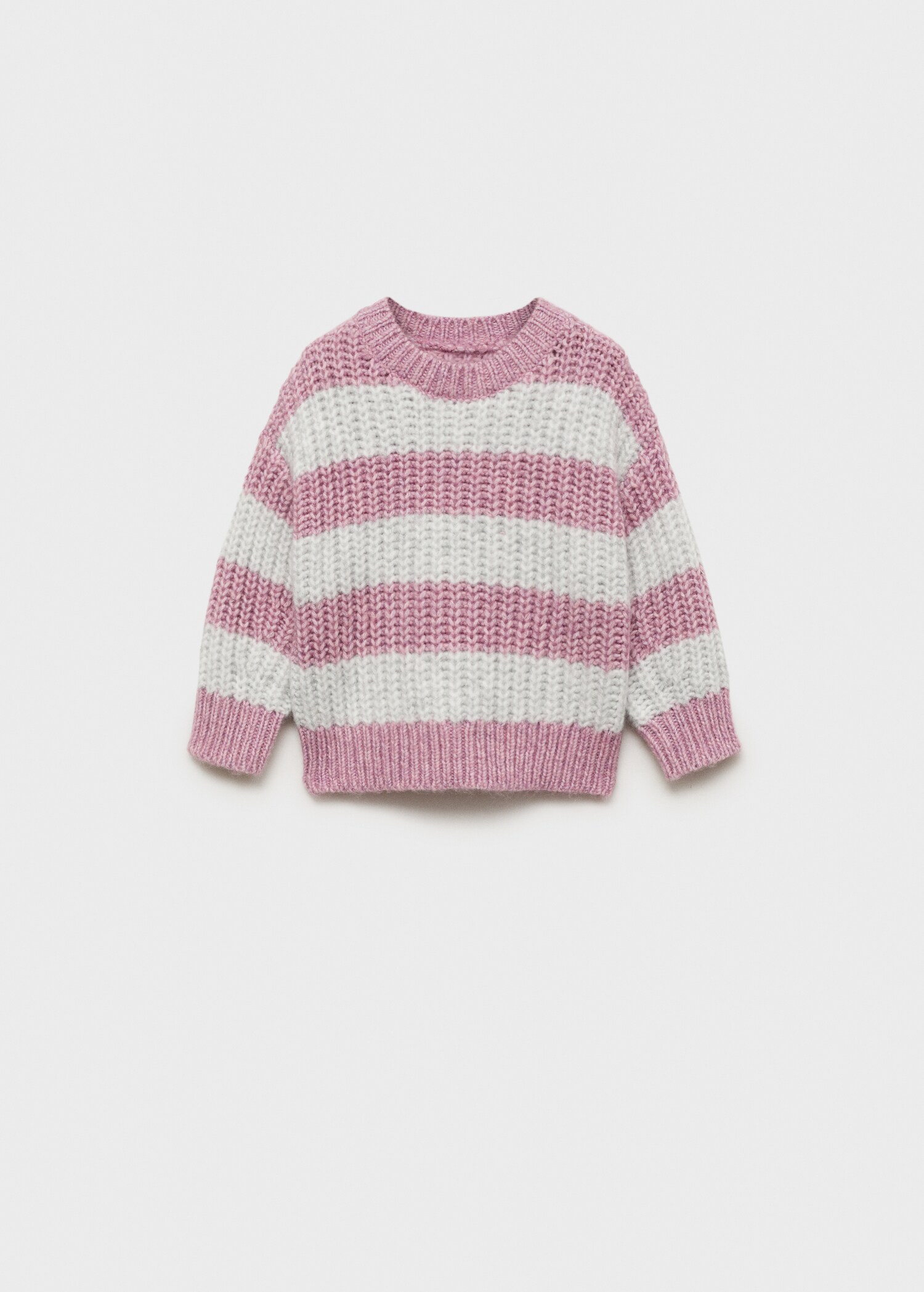 Prugasti rebrasti pulover - Artikl bez modela