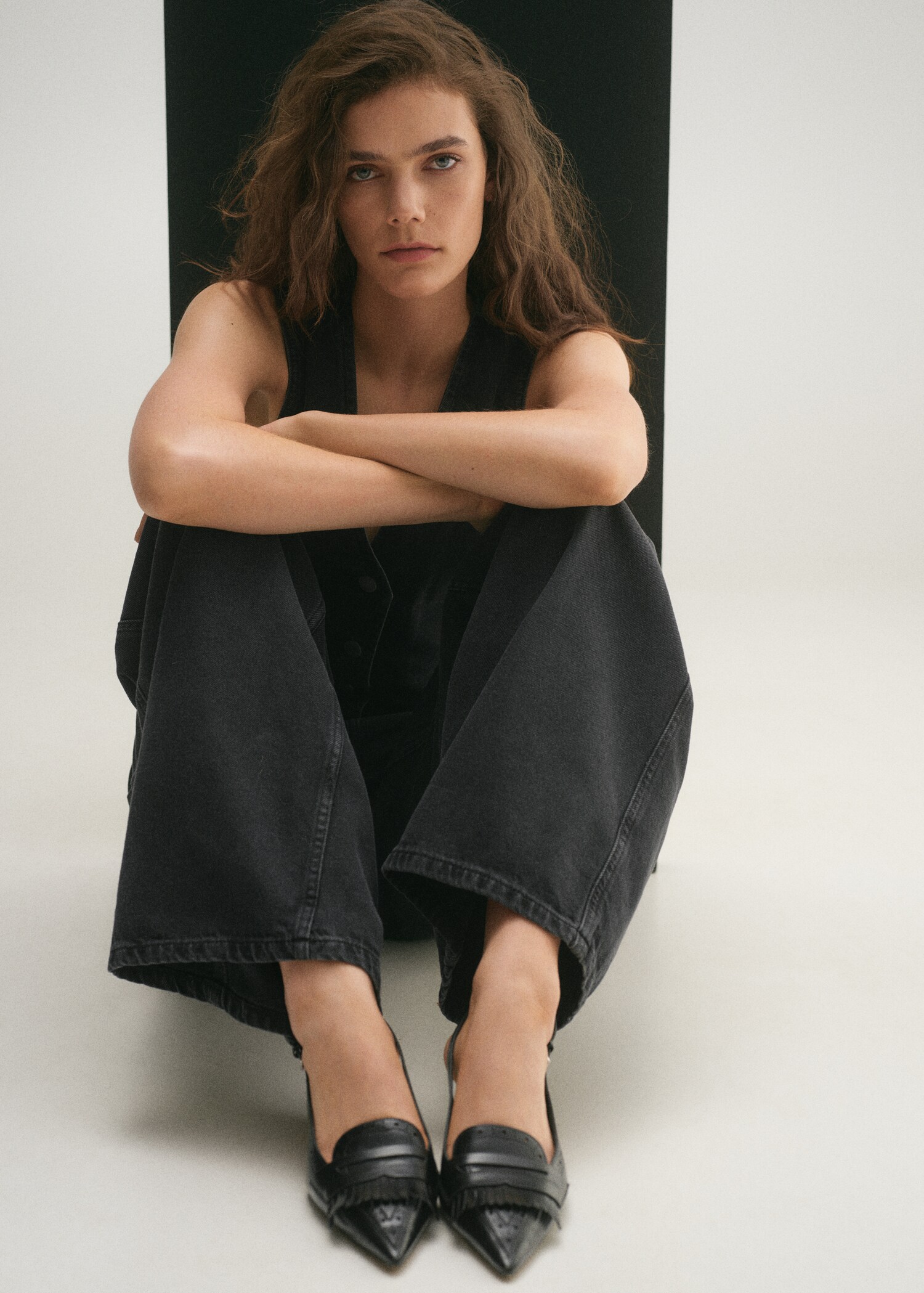 Wideleg-Jeans mit hohem Bund - Detail des Artikels 2