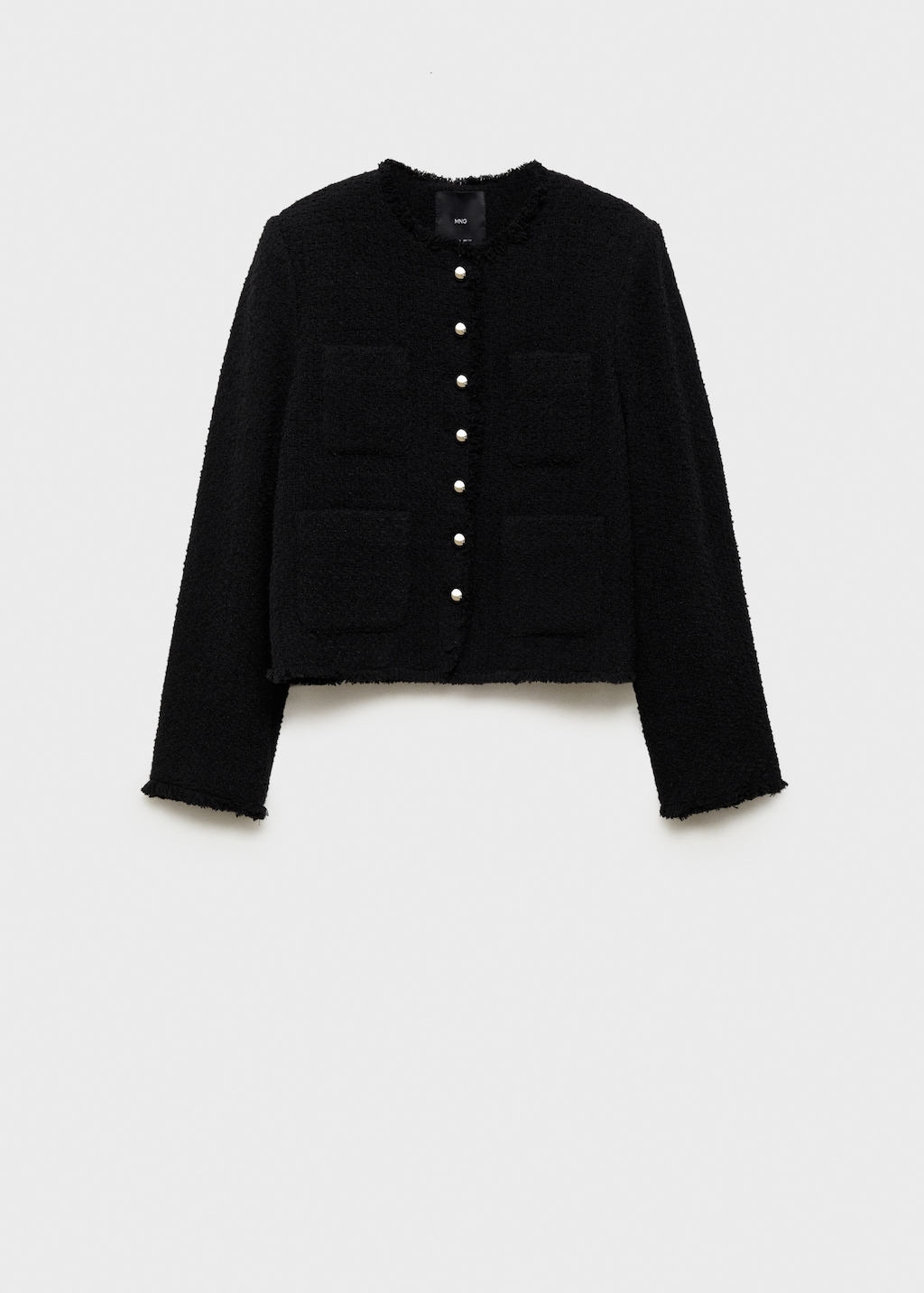 Tweed jacket with jewel buttons - Women | MANGO Canada