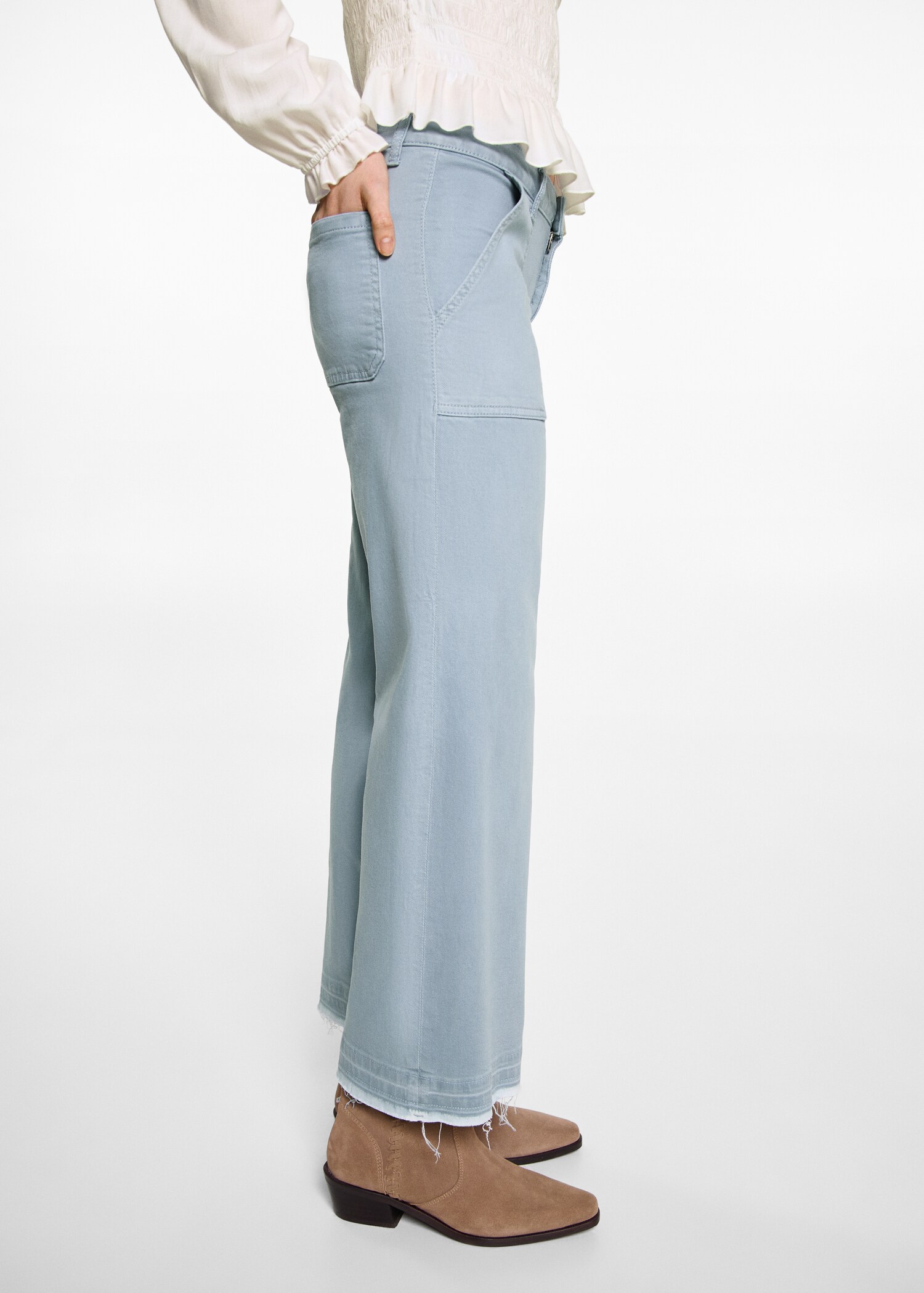 Culotte jeans with pockets - Details of the article 6