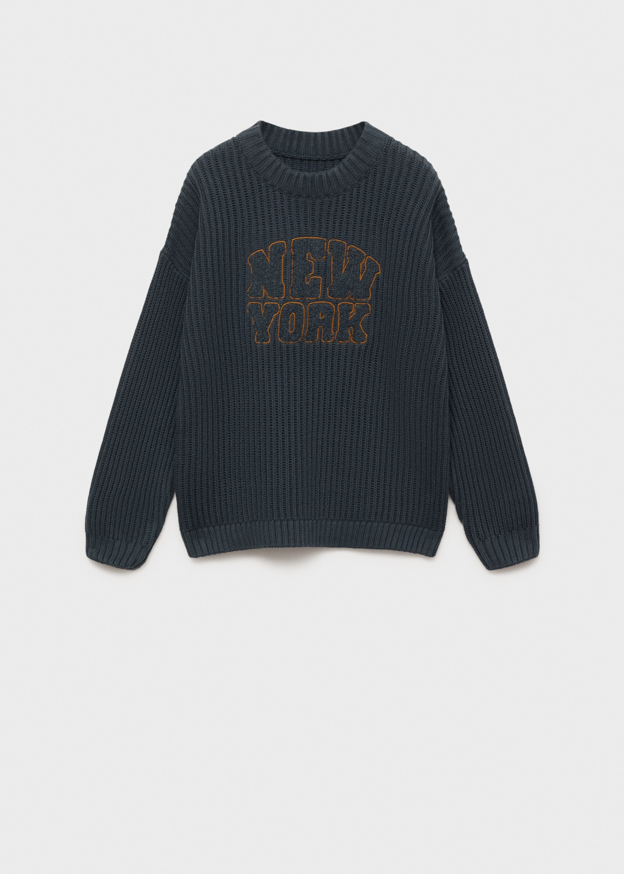 Message knitted sweater - Article without model