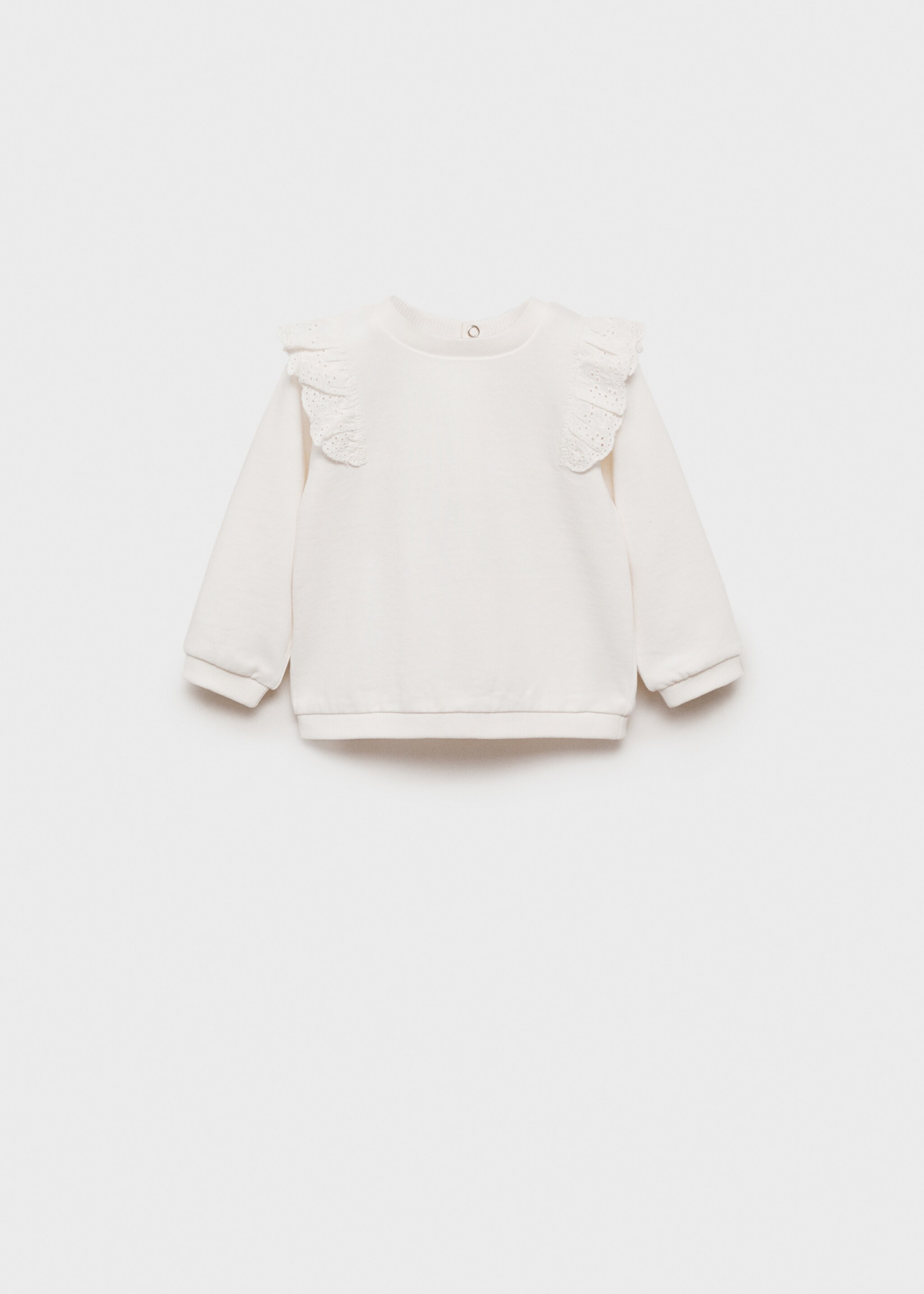 Sudadera bordada volantes - Artículo sin modelo