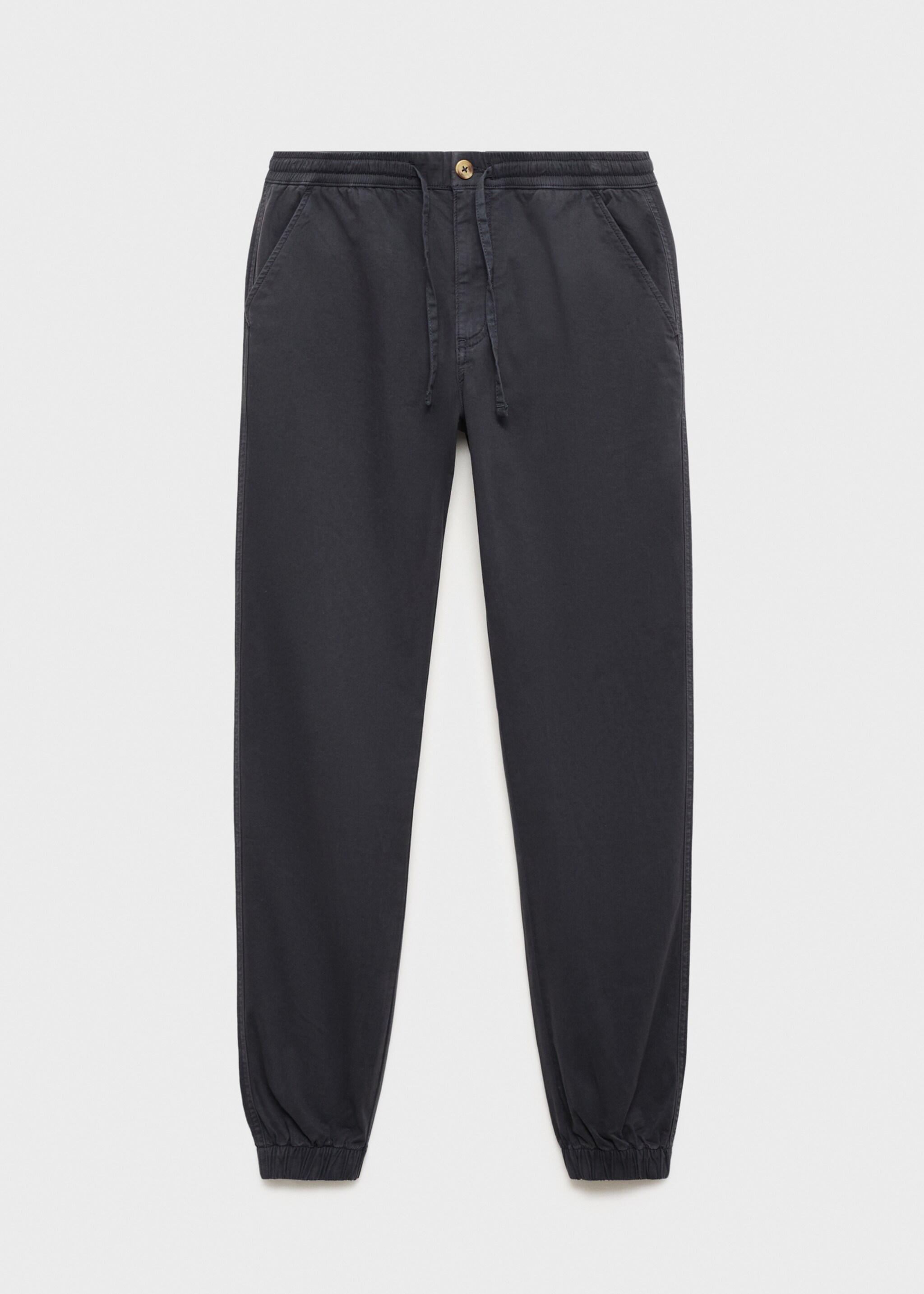 Cotton jogger-style trousers - Article without model