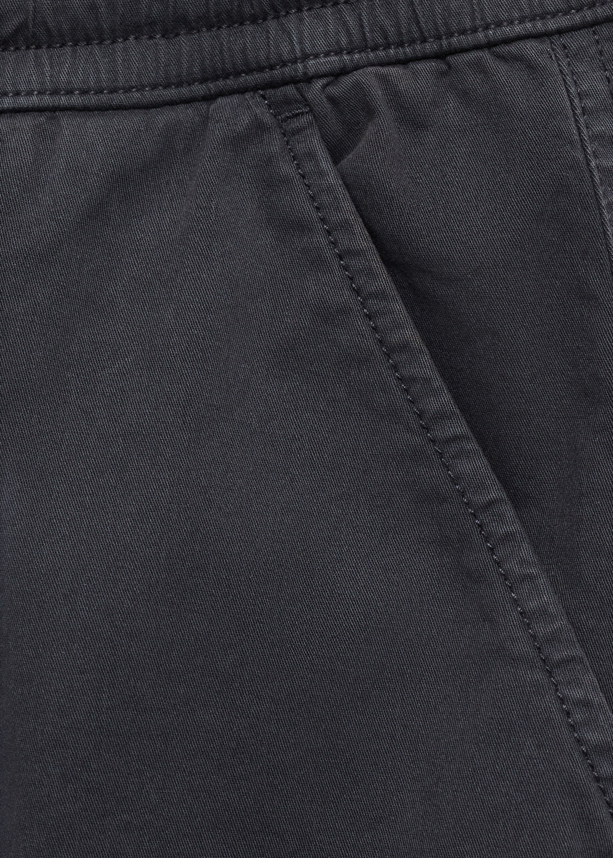 Cotton jogger-style trousers - Details of the article 0