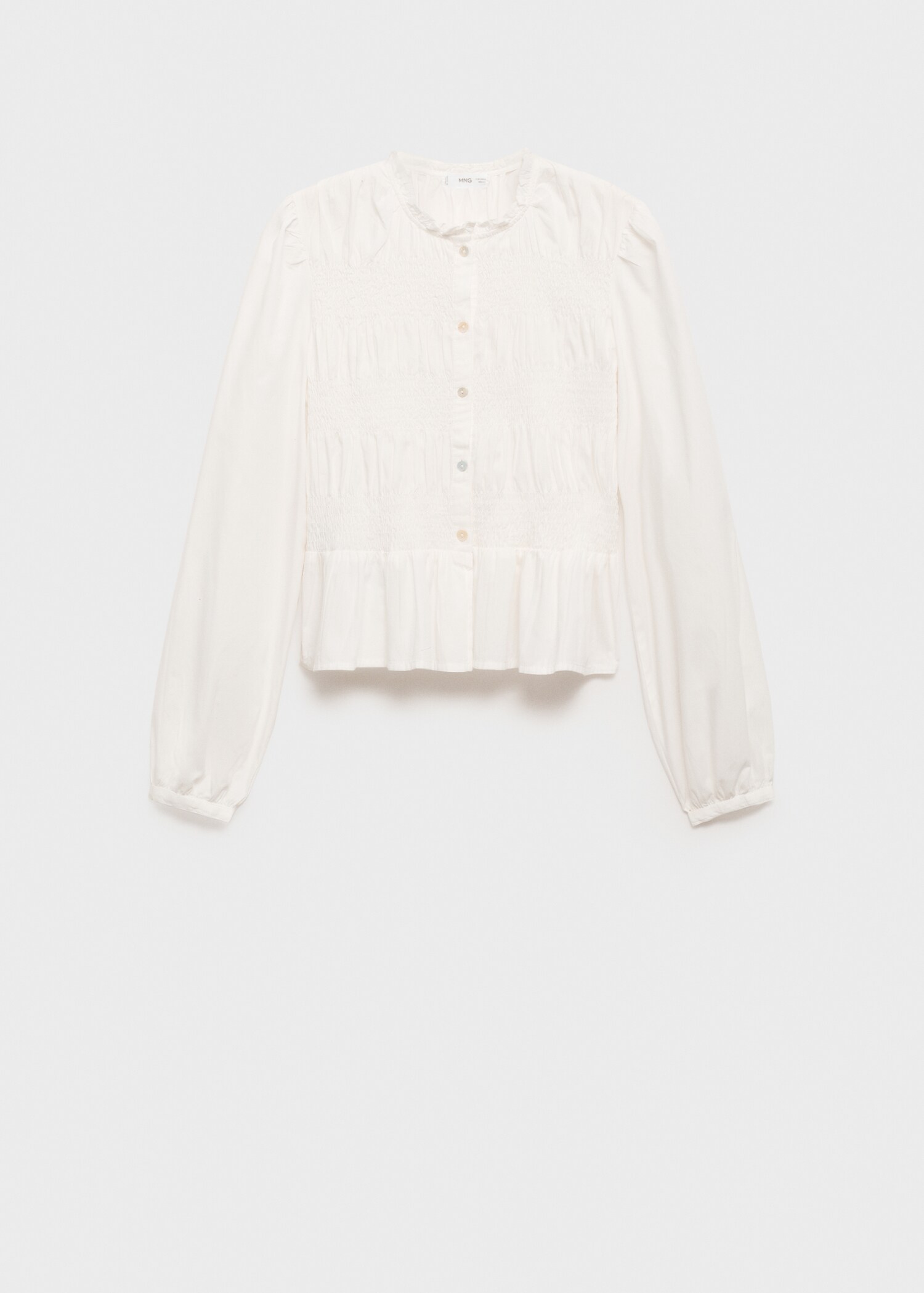 Ruffled gathered blouse - Article without model