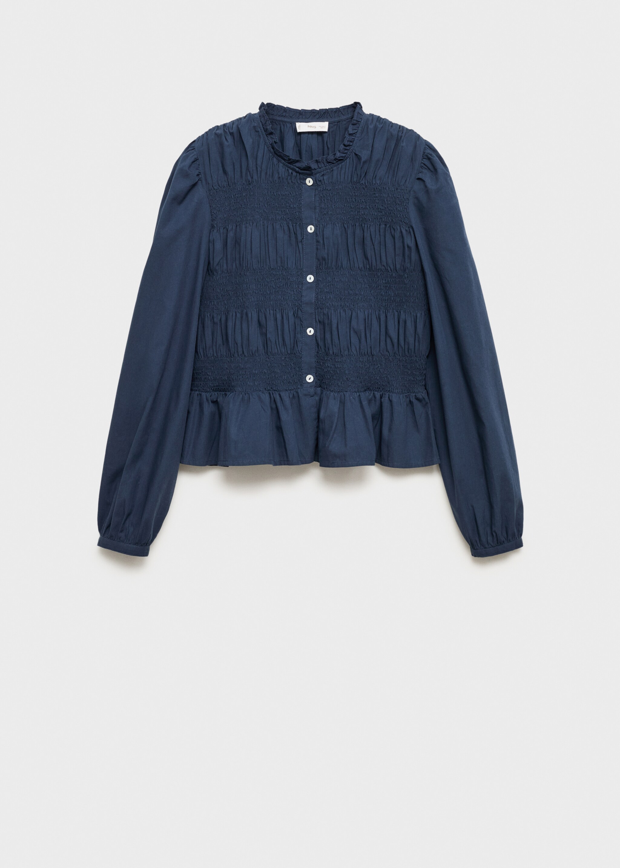 Ruffled gathered blouse - Article without model